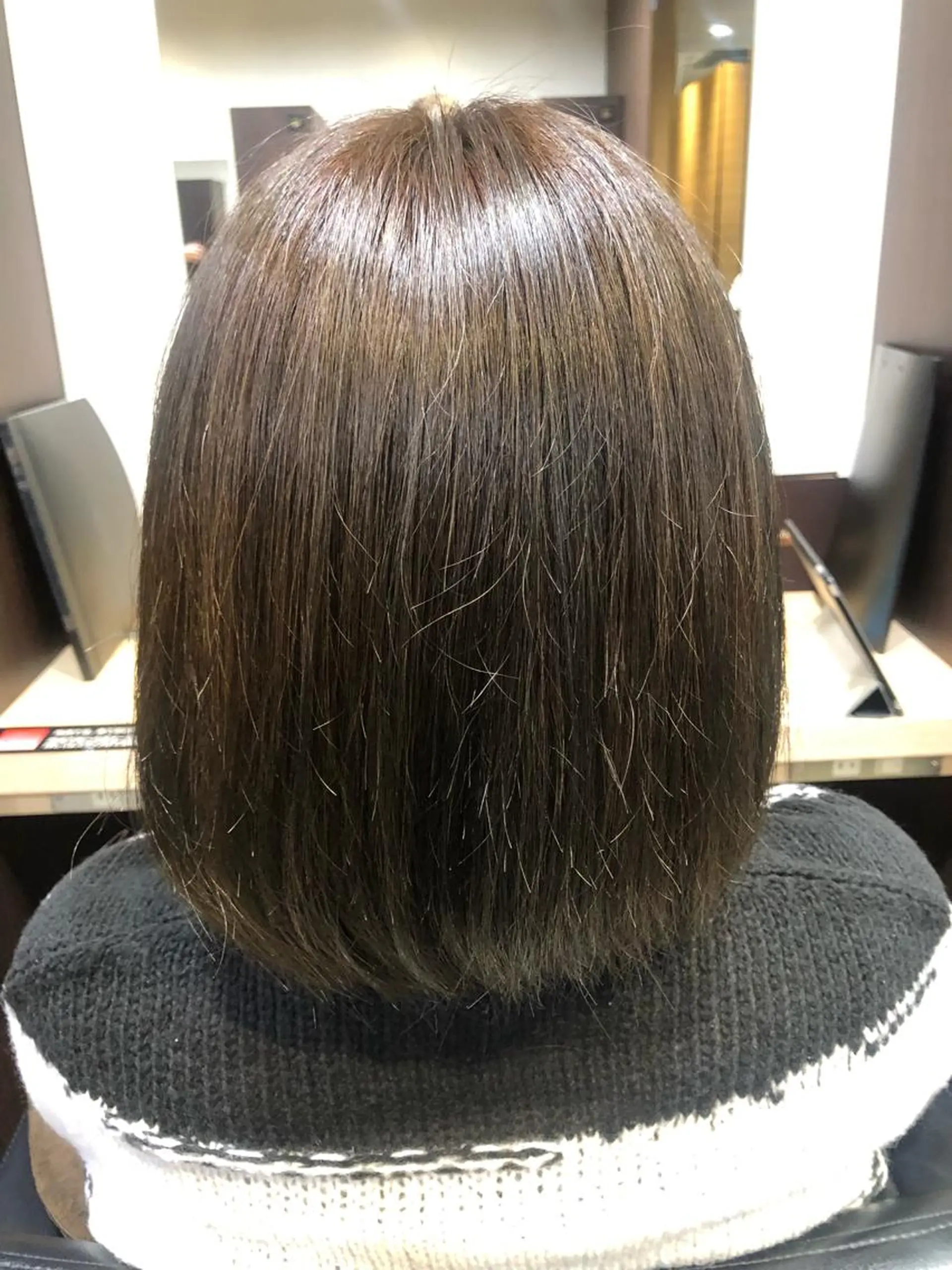 ミディアム カラー パーマモデル募集中 瀬在紗也香のヘアスタイル