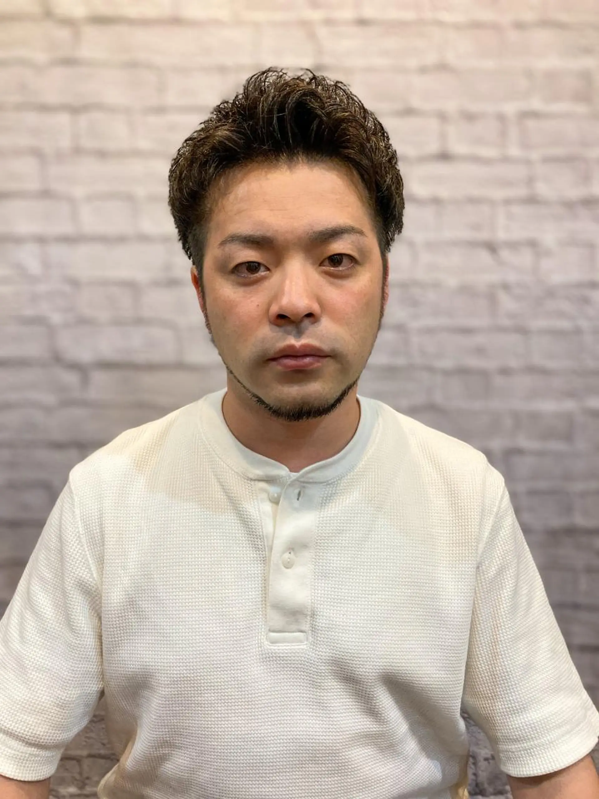 ショート カラー パーマ メンズ カット パーマ お客様満足度NO.1 小林真弥のヘアスタイル