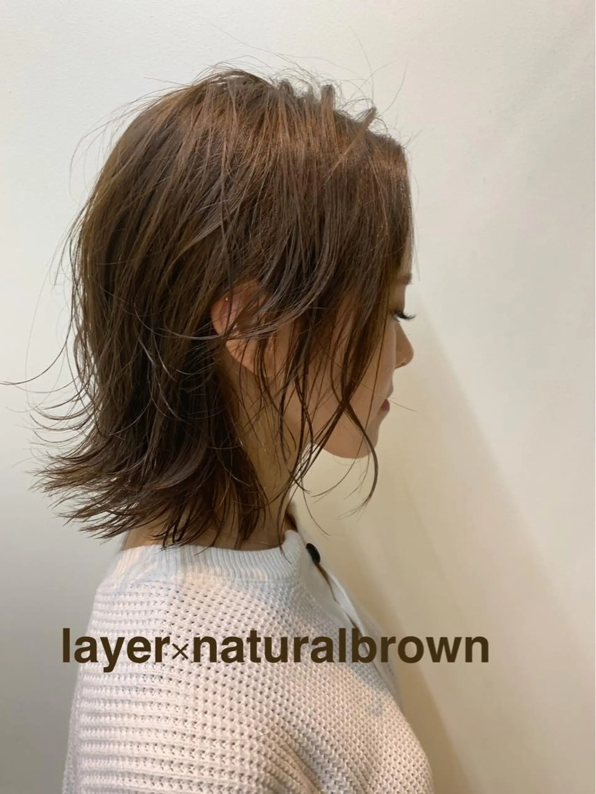 ショート レイヤーカット 外ハネヘア PAIR DAISUKEのヘアスタイル