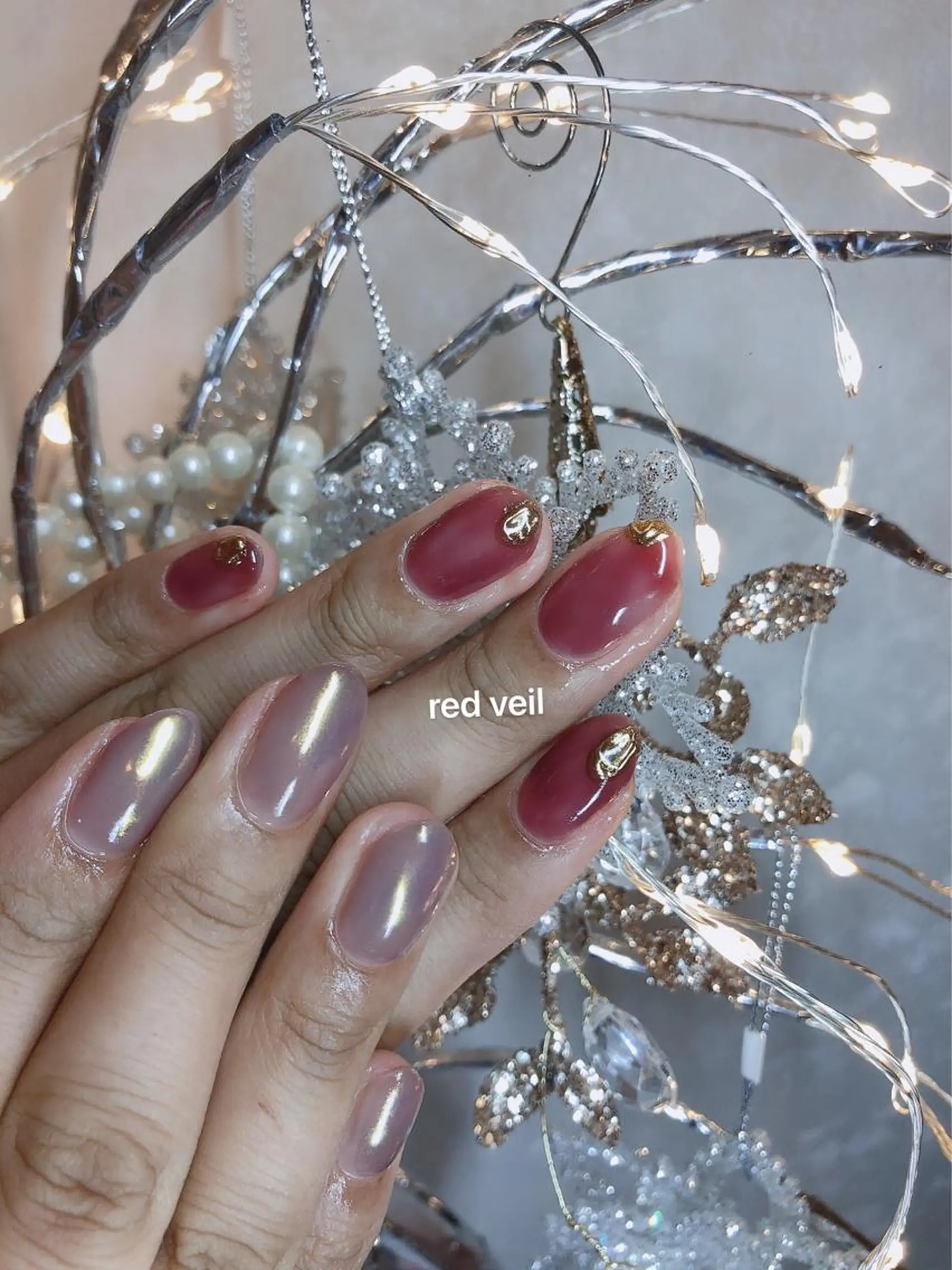 ミディアム ネイル 長さ出し専門 nynaのネイルデザイン