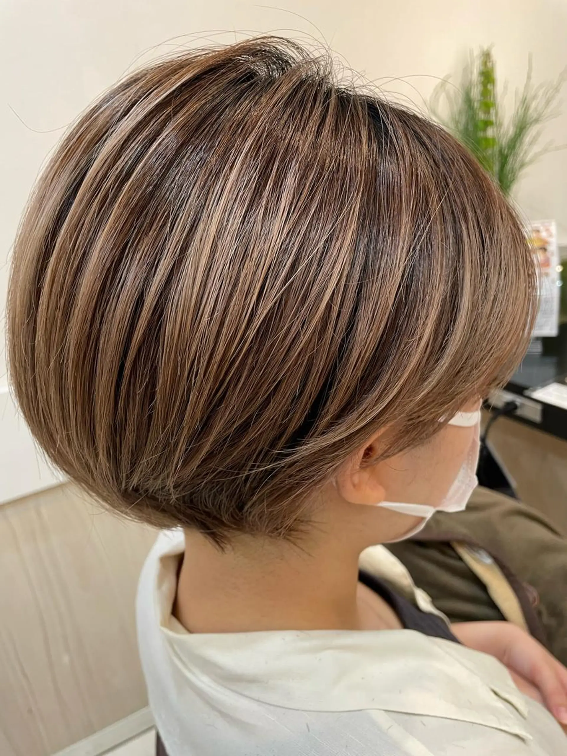 ショート カラー ヘアアレンジ カット ヘアカラー トリートメント リリー /Men's/パーマのヘアスタイル