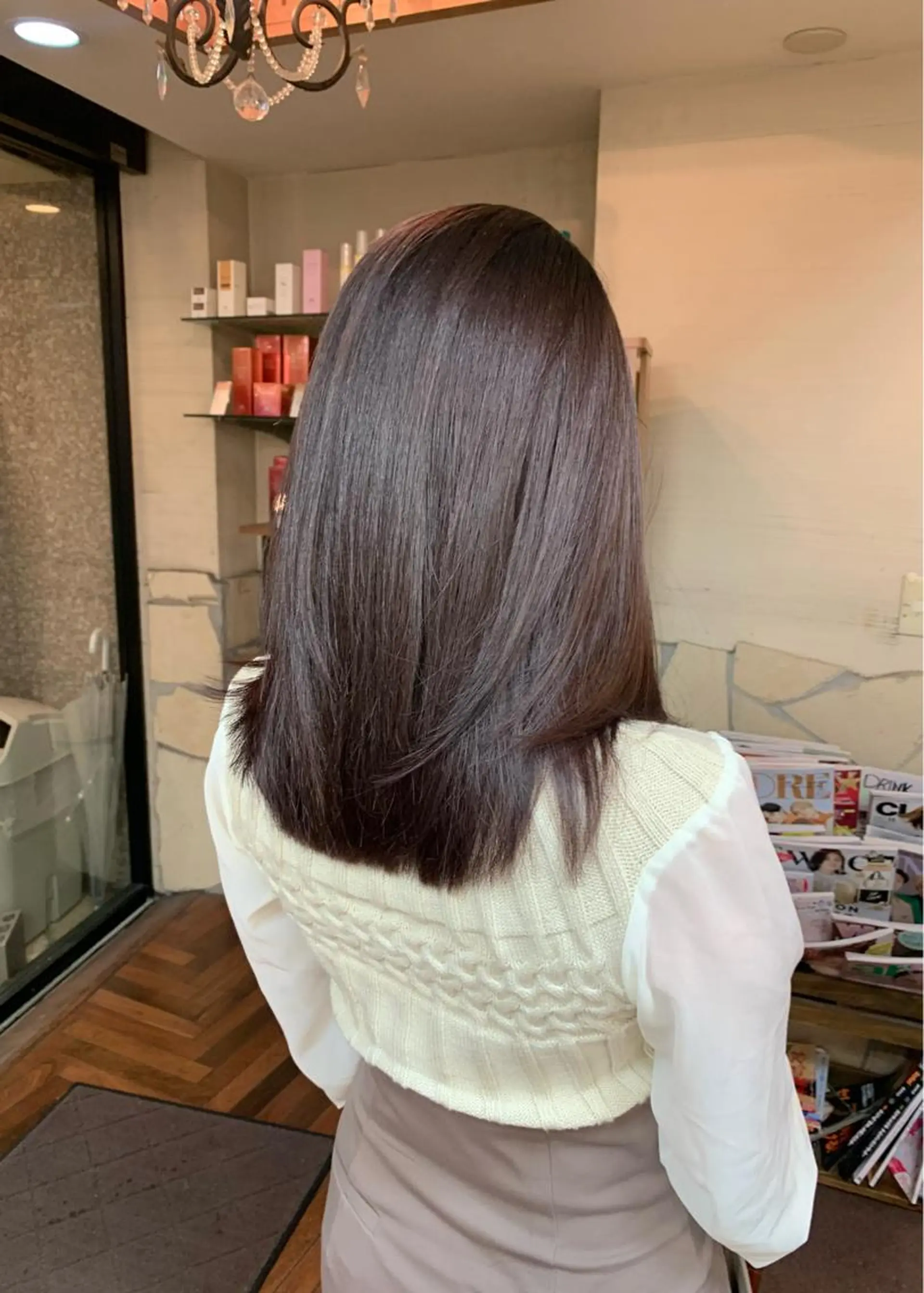 ミディアム カラー ベージュカラー ラベンダーカラー ラベンダーベージュ LUMO所属・矢野 晃平のヘアスタイル