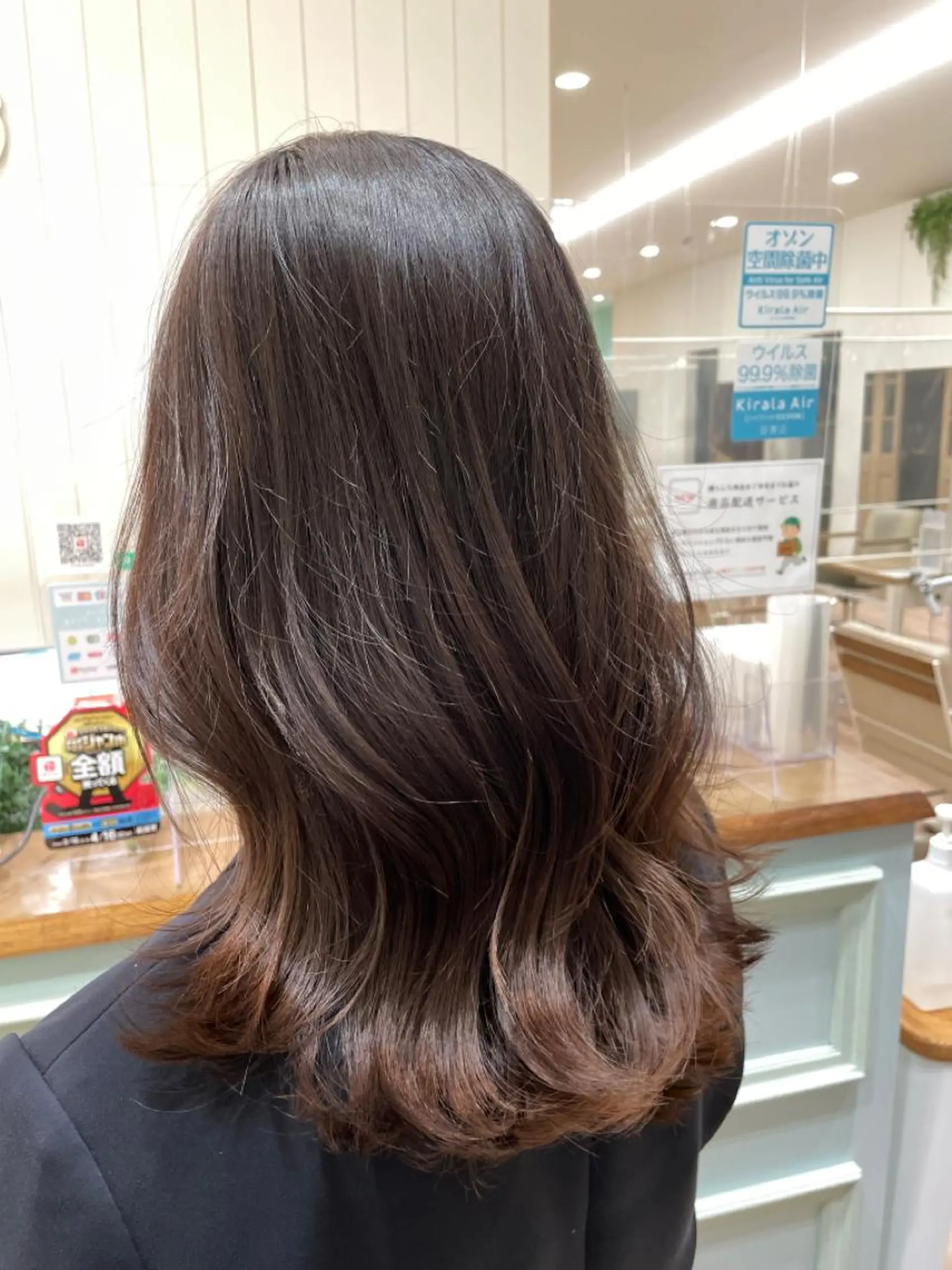 セミロング 韓国／大宮／レイヤー 🤍AYA🤍のヘアスタイル