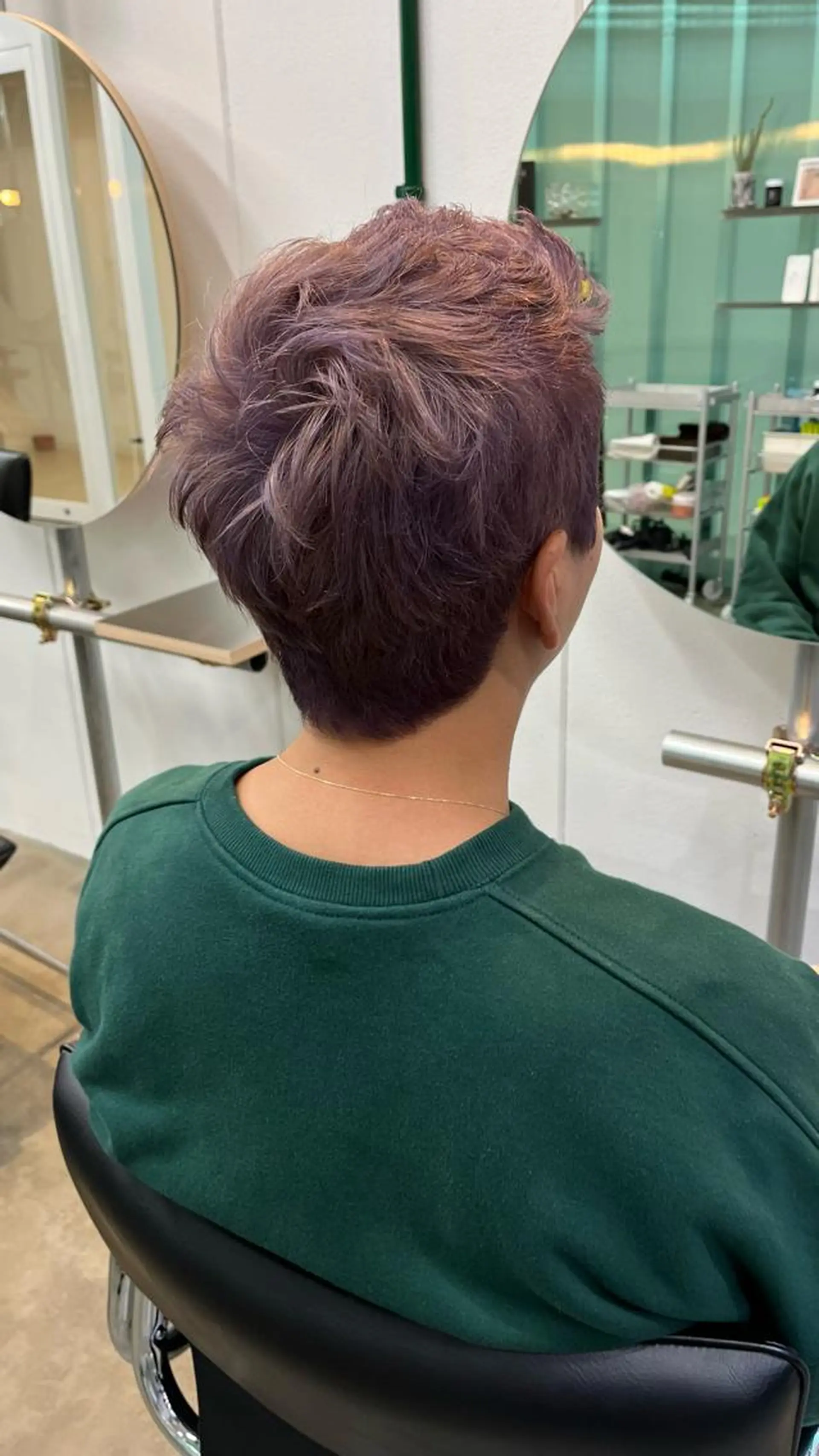 ショート カラー メンズ ヘアカラー トリートメント 堀江/心斎橋/西大橋 四ツ橋【Vers】のヘアスタイル