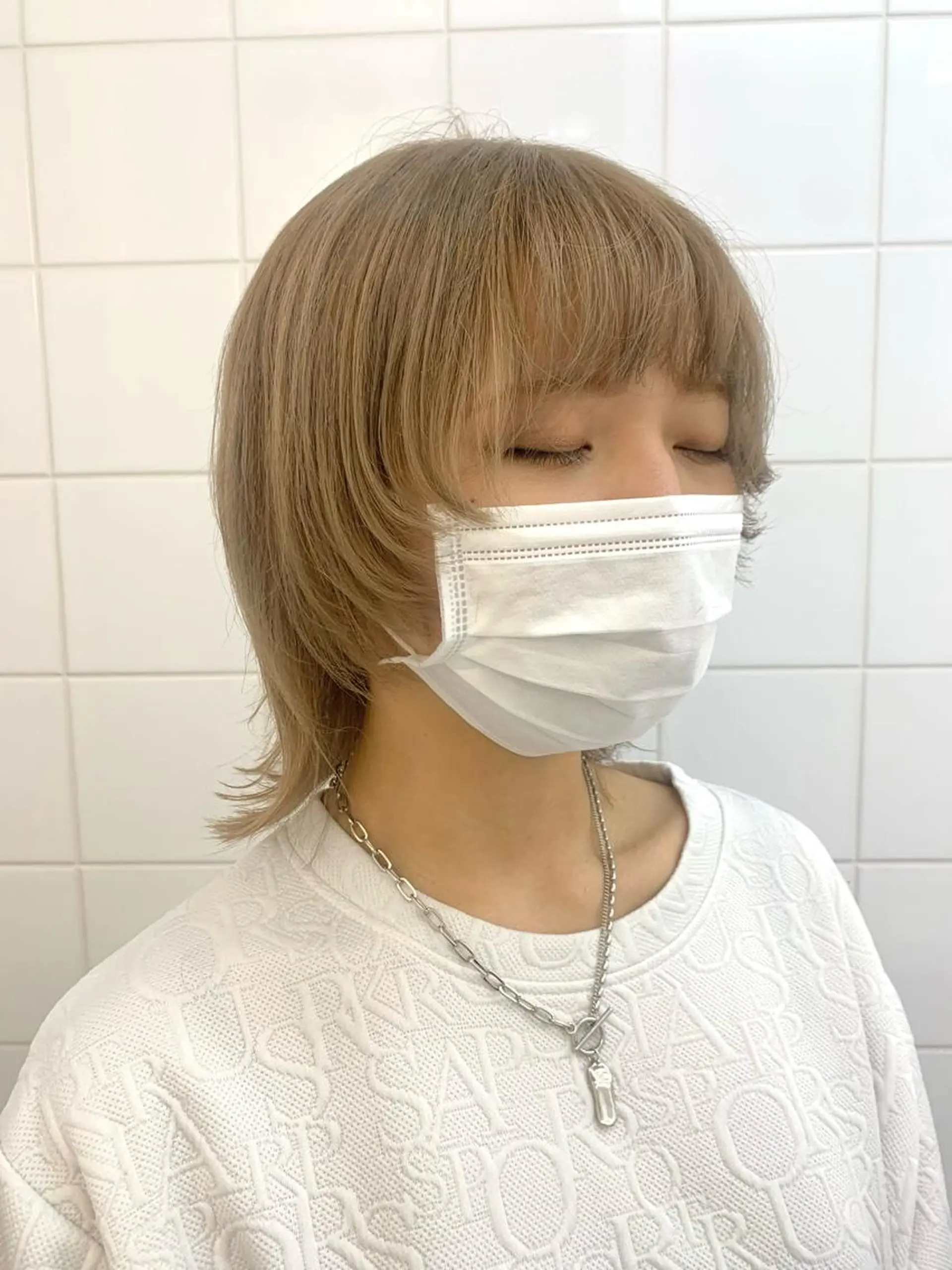 ショート カラー ヘアアレンジ 🧨ブリーチー×ボブ レイヤー💎じゅえるのヘアスタイル