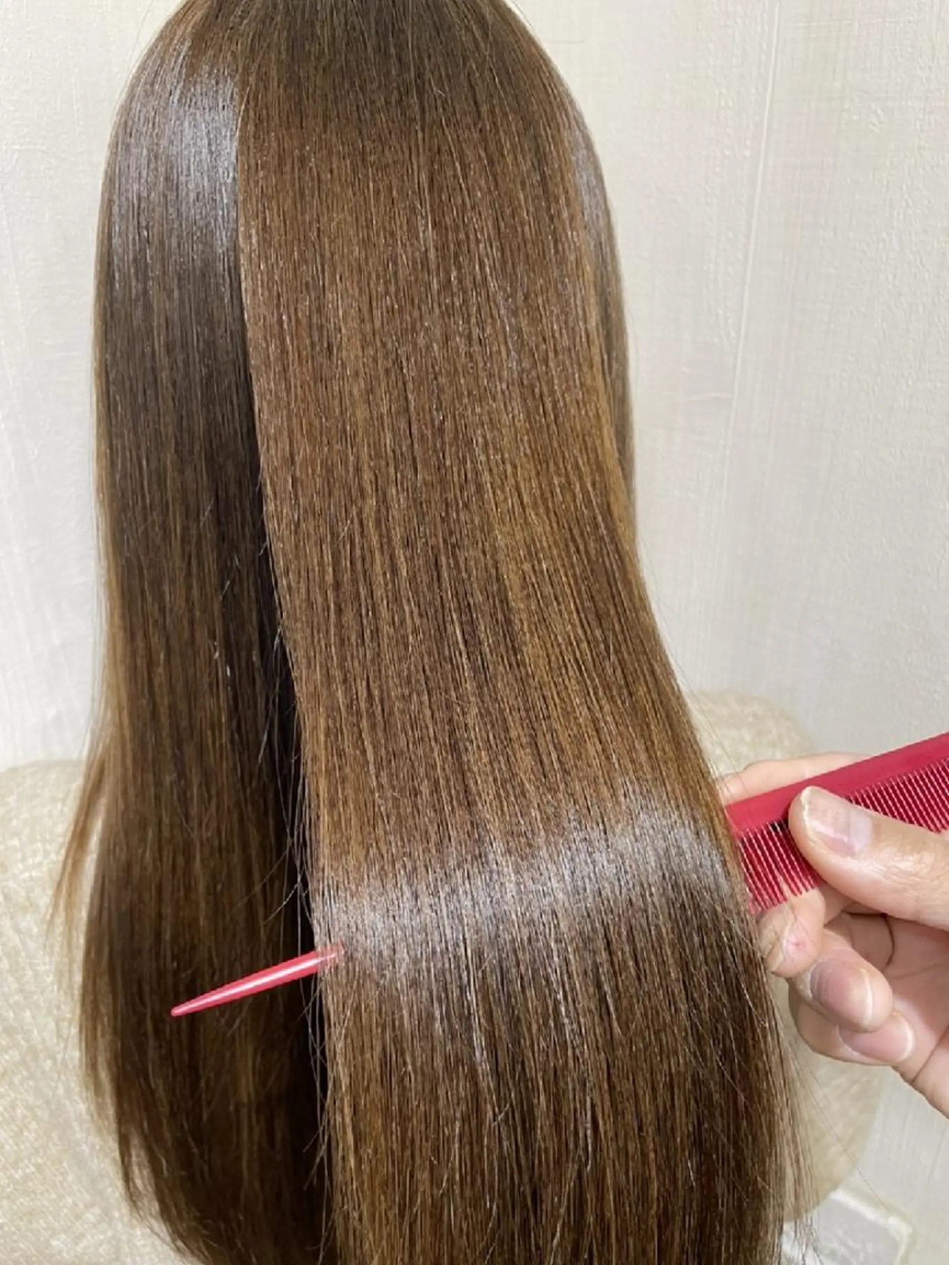 セミロング カット 縮毛矯正 トリートメント 加藤 直樹のヘアスタイル