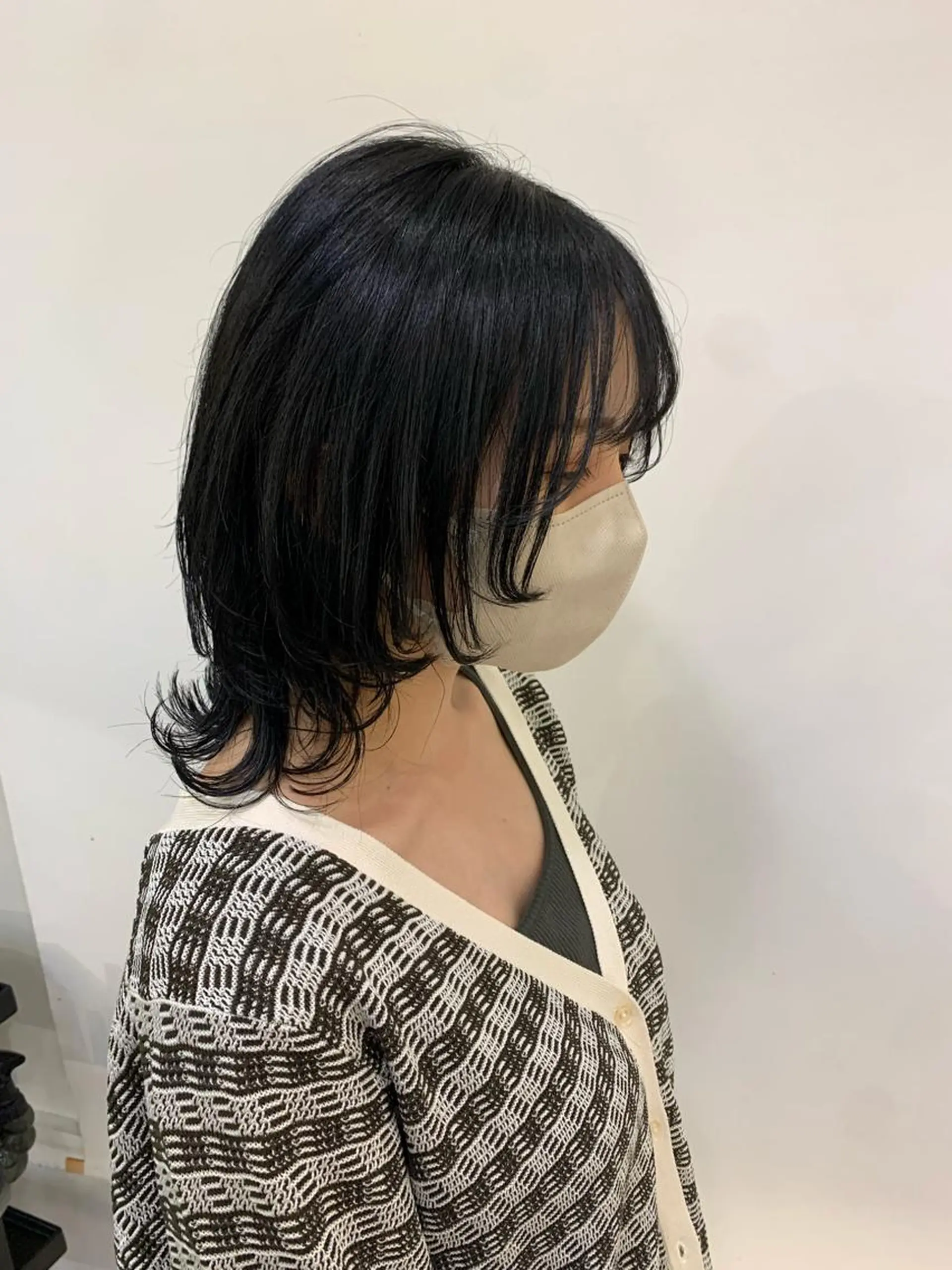 ショート ブリーチ/ウルフ ハッシュカット/石山のヘアスタイル