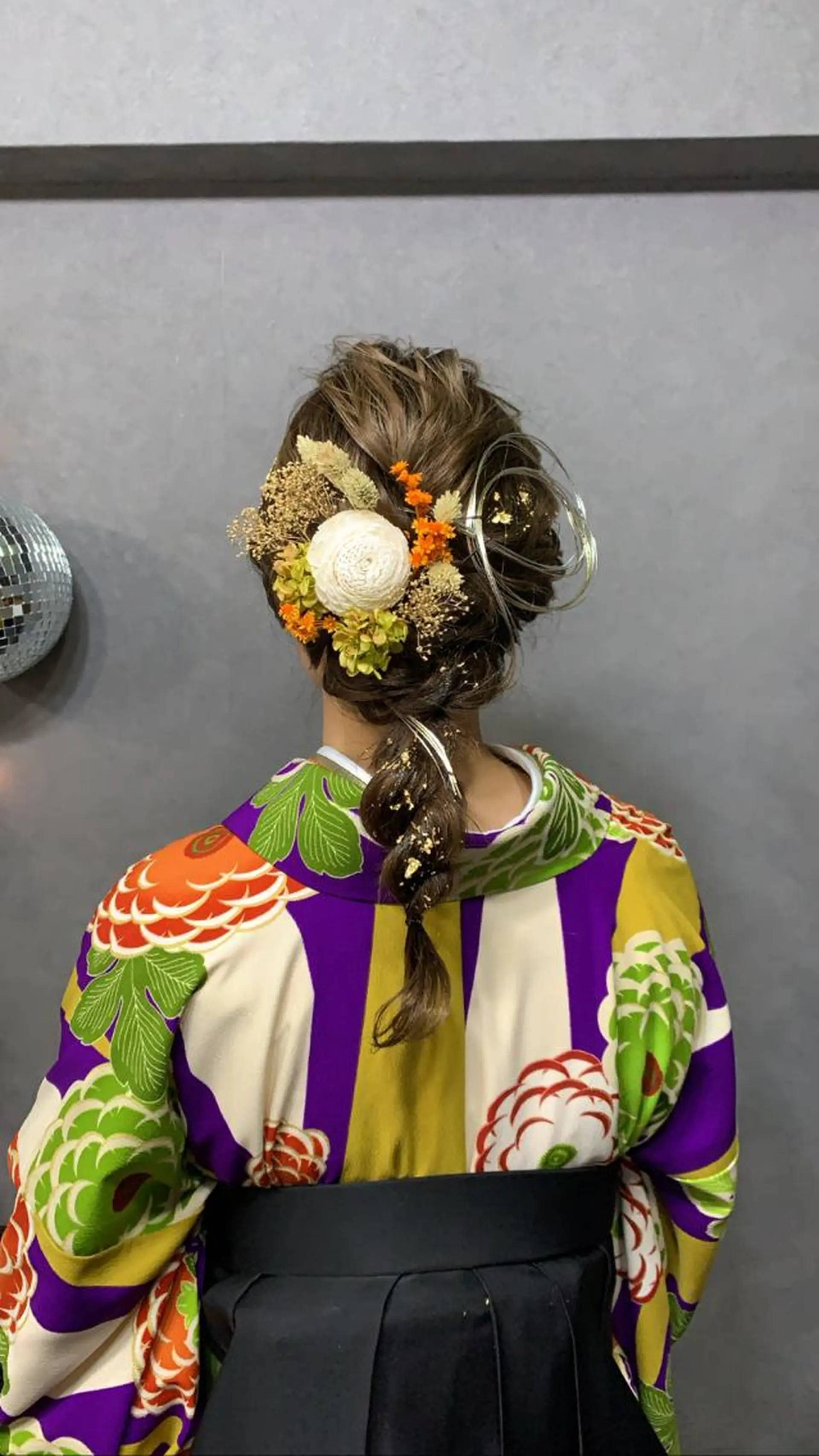 セミロング 卒業式のヘアスタイル 着付け chouette/ 根本優希のヘアスタイル