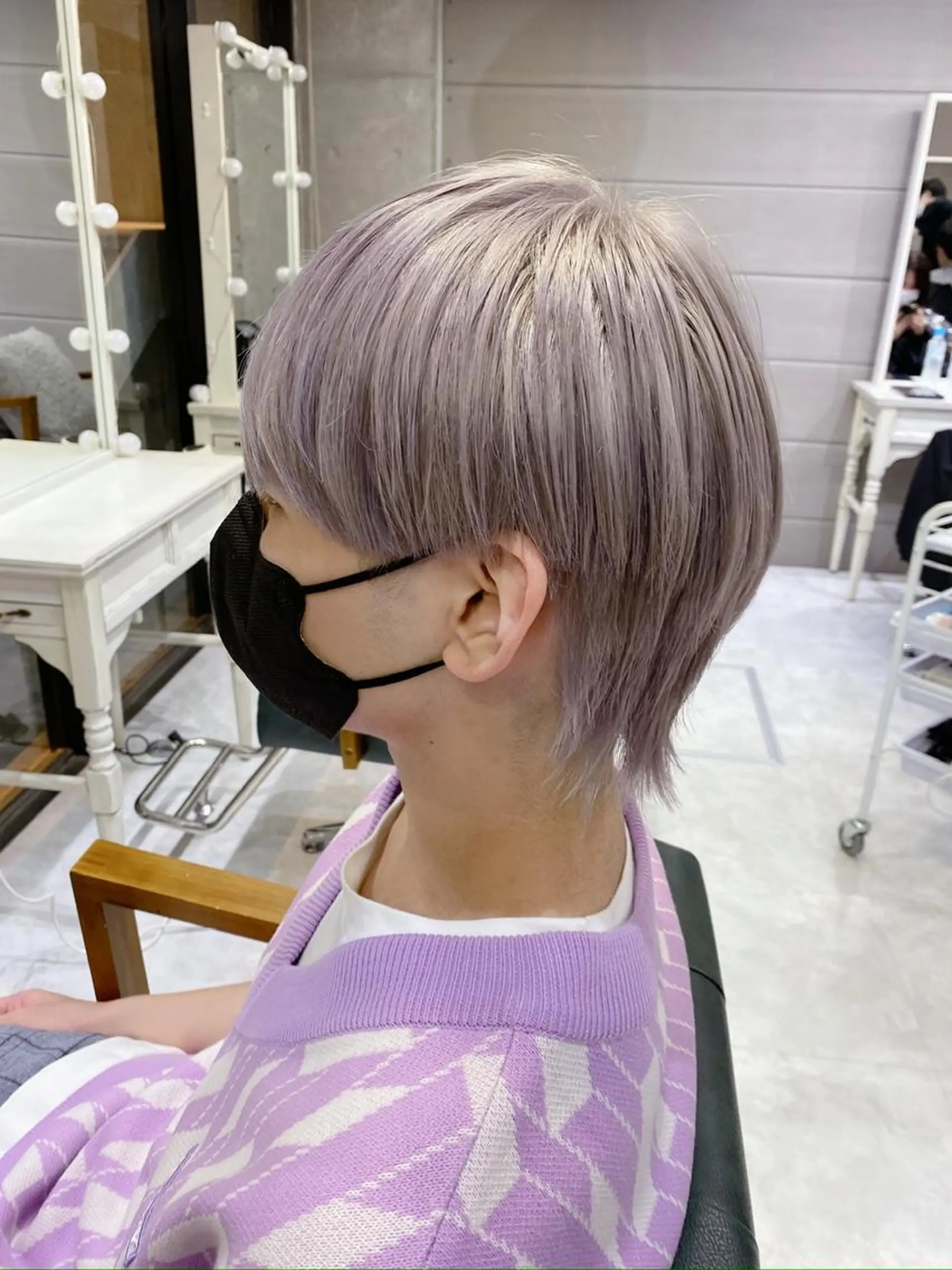 ショート カラー ヘアアレンジ メンズ メンズブリーチ メンズ韓国風 韓国マッシュ マッシュ ツーブロック 𝐑𝐈𝐍𝐊𝐀 🐷🖤のヘアスタイル