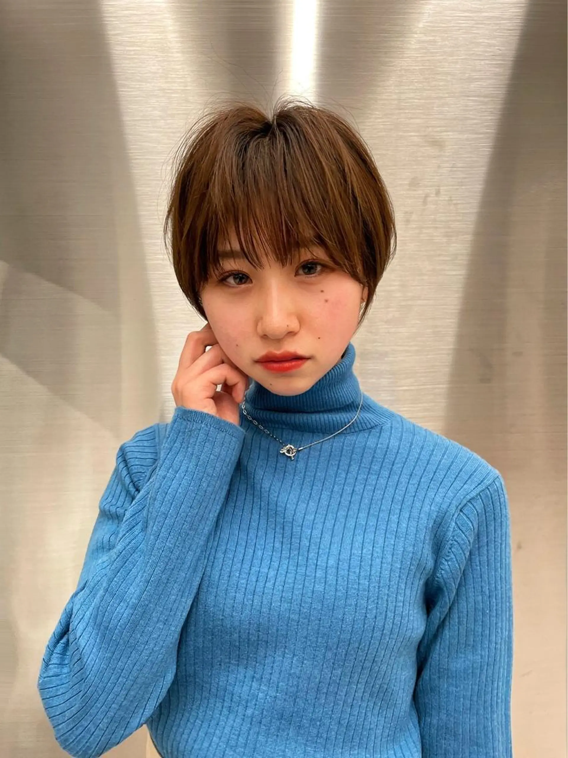 ショート 京都レイヤーカット/ 縮毛矯正/羽柴りくのヘアスタイル