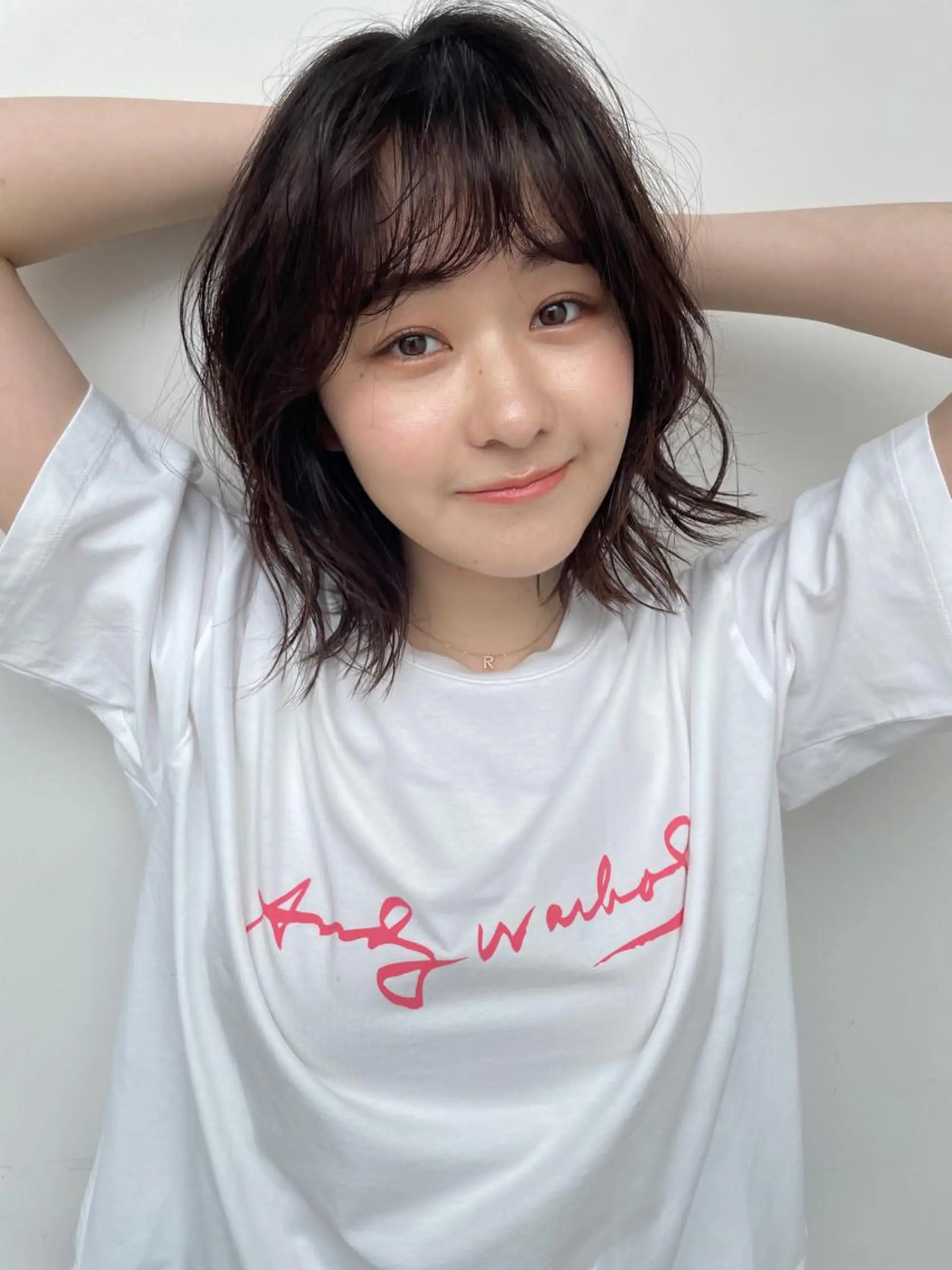 ミディアム パーマ ミディアムパーマ カット パーマ ボブ/ミディアム 親しみやすさ/さくらのヘアスタイル