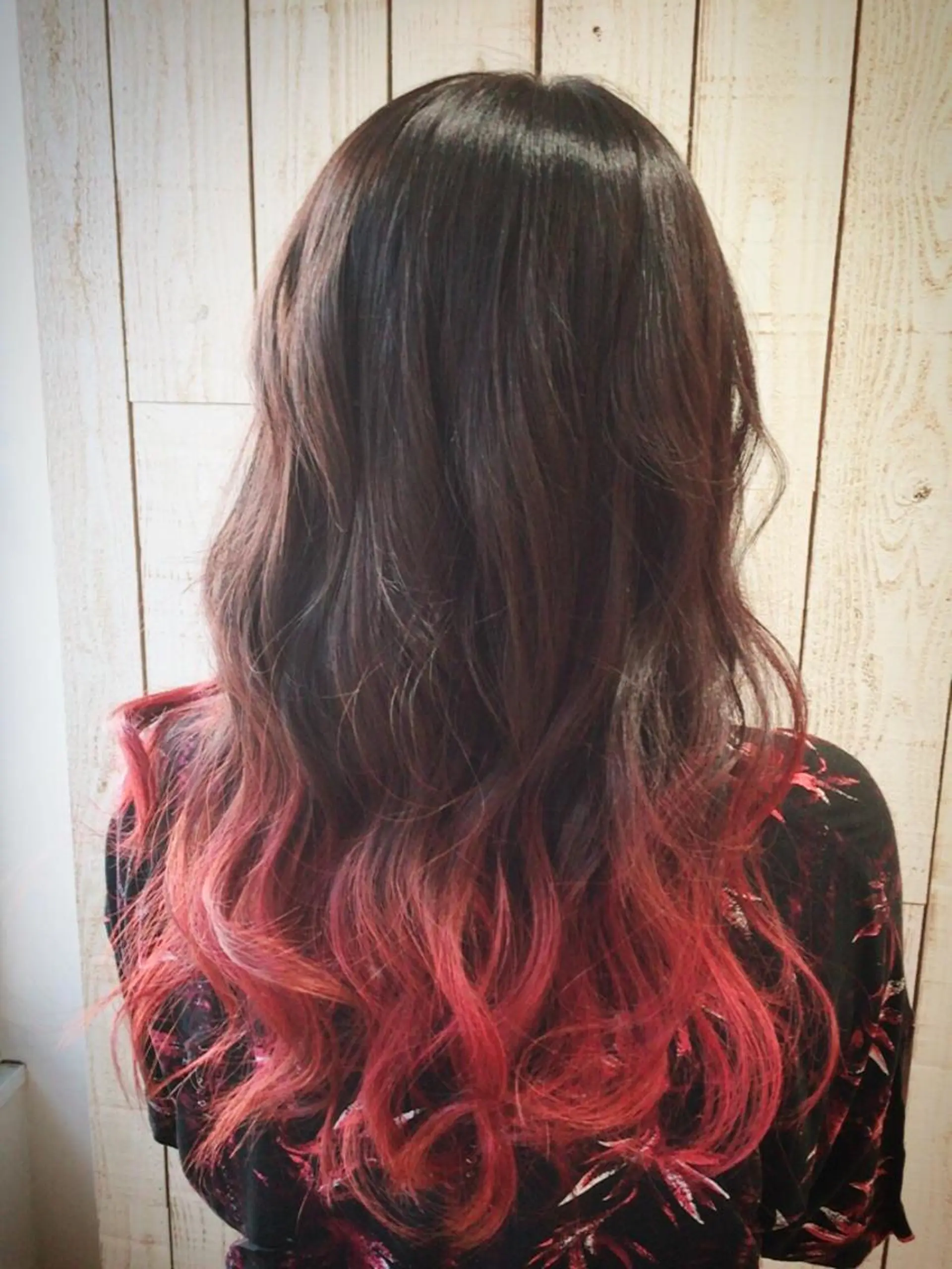 セミロング カラー ヘアカラー トリートメント 透明感/ 美髪矯正/田中恭のヘアスタイル