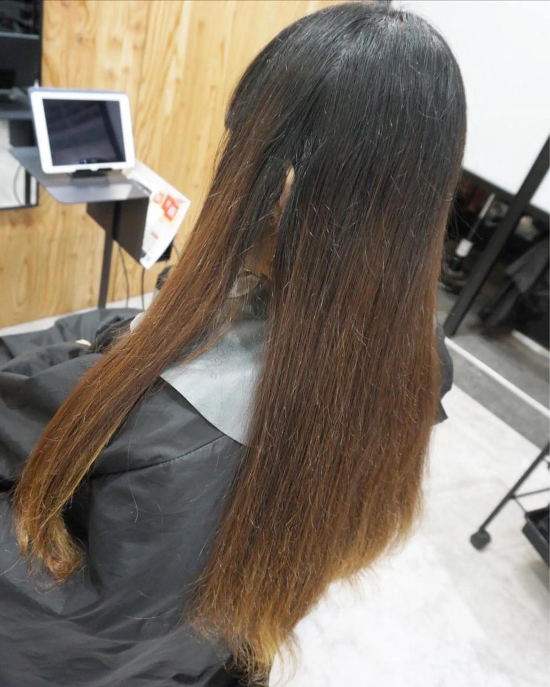 ロング 縮毛矯正 トリートメント カット ヘアカラー 縮毛矯正 トリートメント hair teria ryu 大塚のヘアスタイル