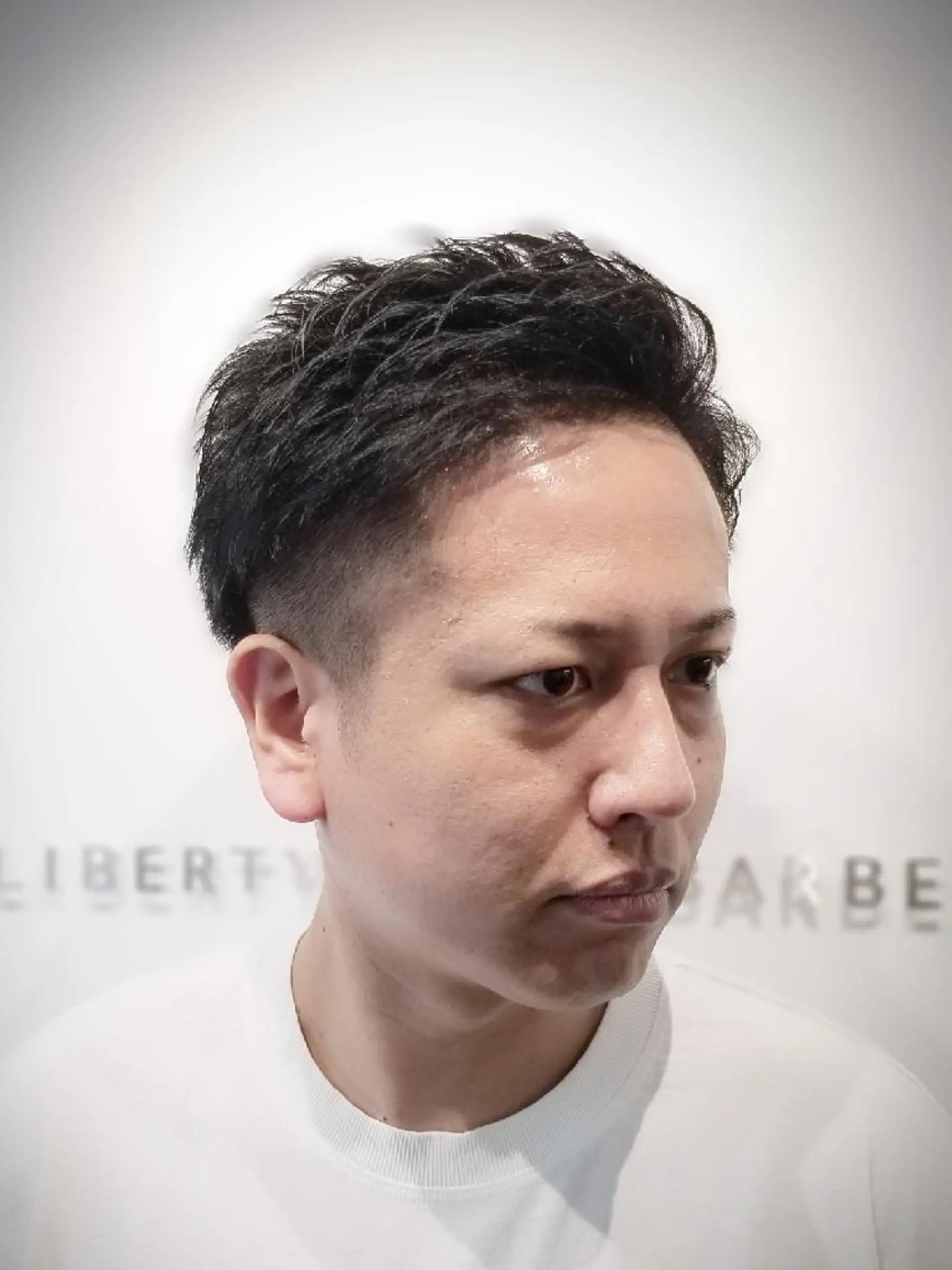 ショート メンズ ツーブロック カット LIBERTY・野地 barber  NDのヘアスタイル