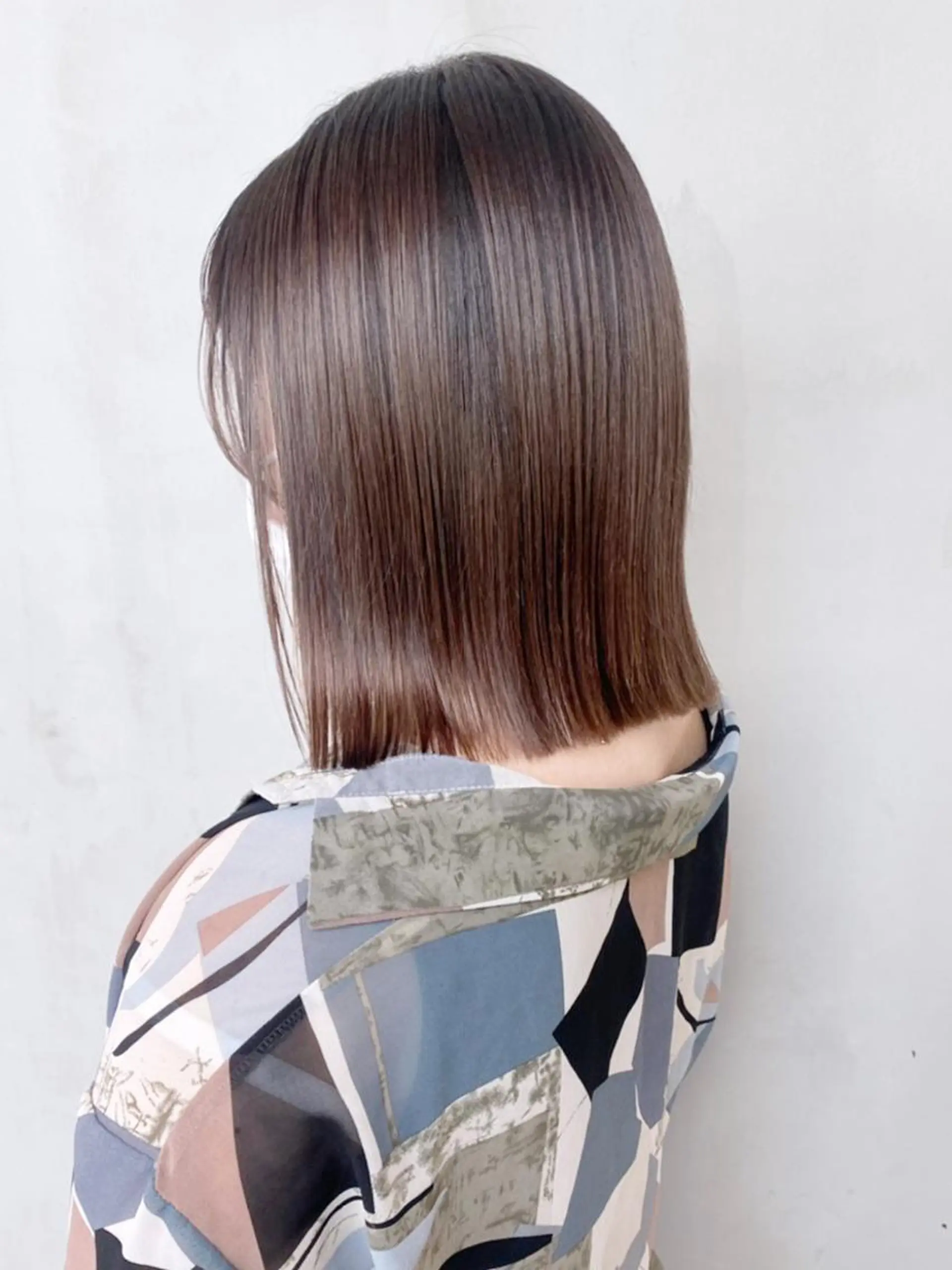 ミディアム カラー パーマ ヘアアレンジ ITbyALBUM 八王子店のヘアスタイル