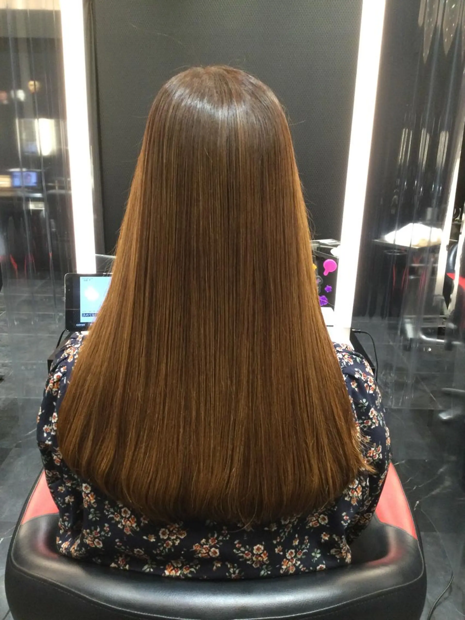 ロング カラー Annon プライベートサロンのヘアスタイル