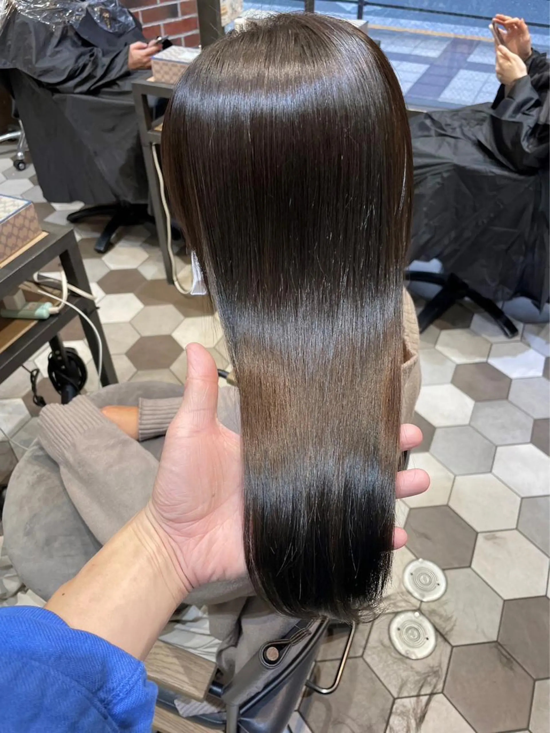 ロング 髪質改善縮毛矯正🫧 村上蒼生のヘアスタイル