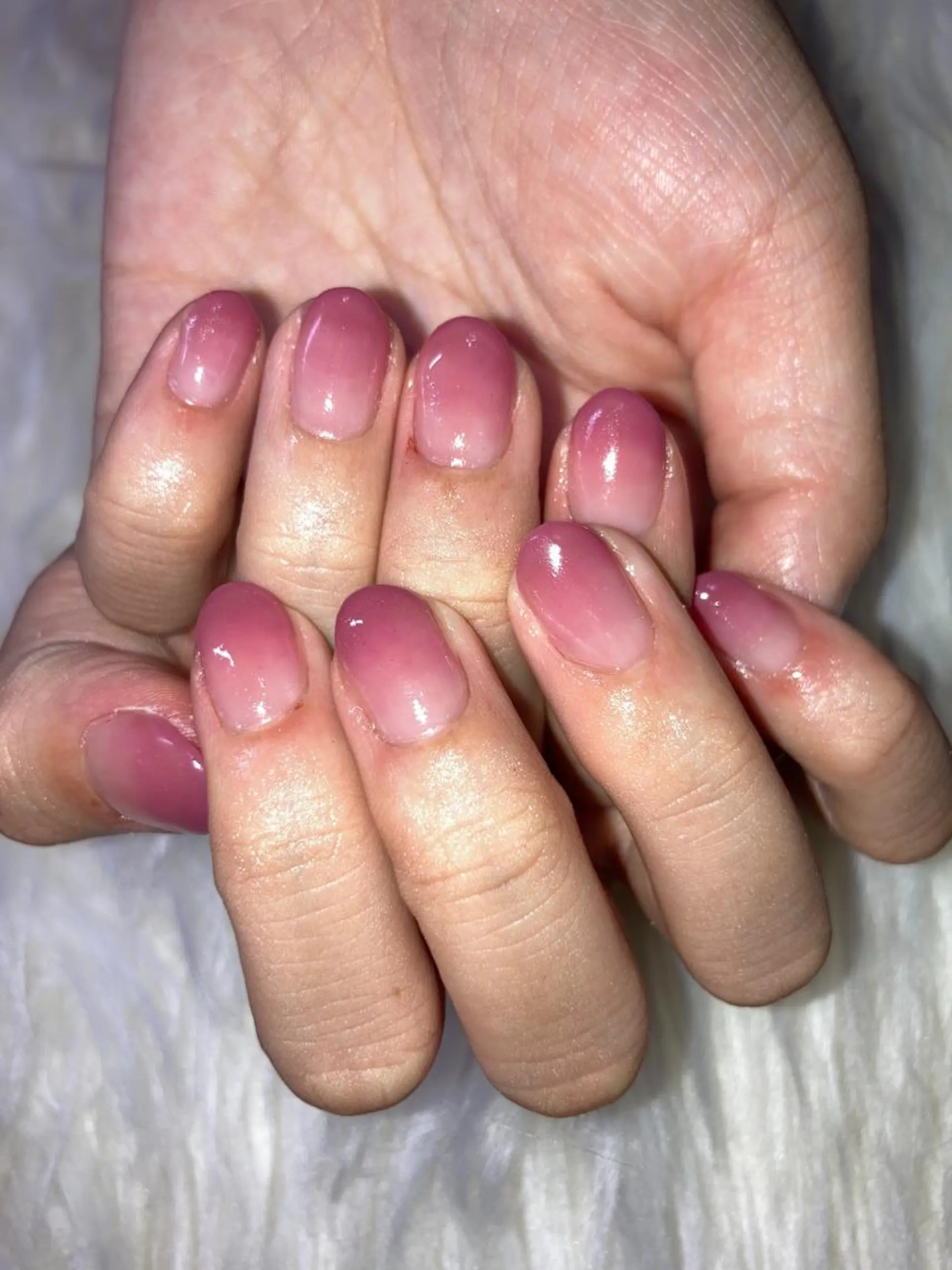 ネイル グラデーション オフィスネイル ネイルケアサロン Campanulaのネイルデザイン