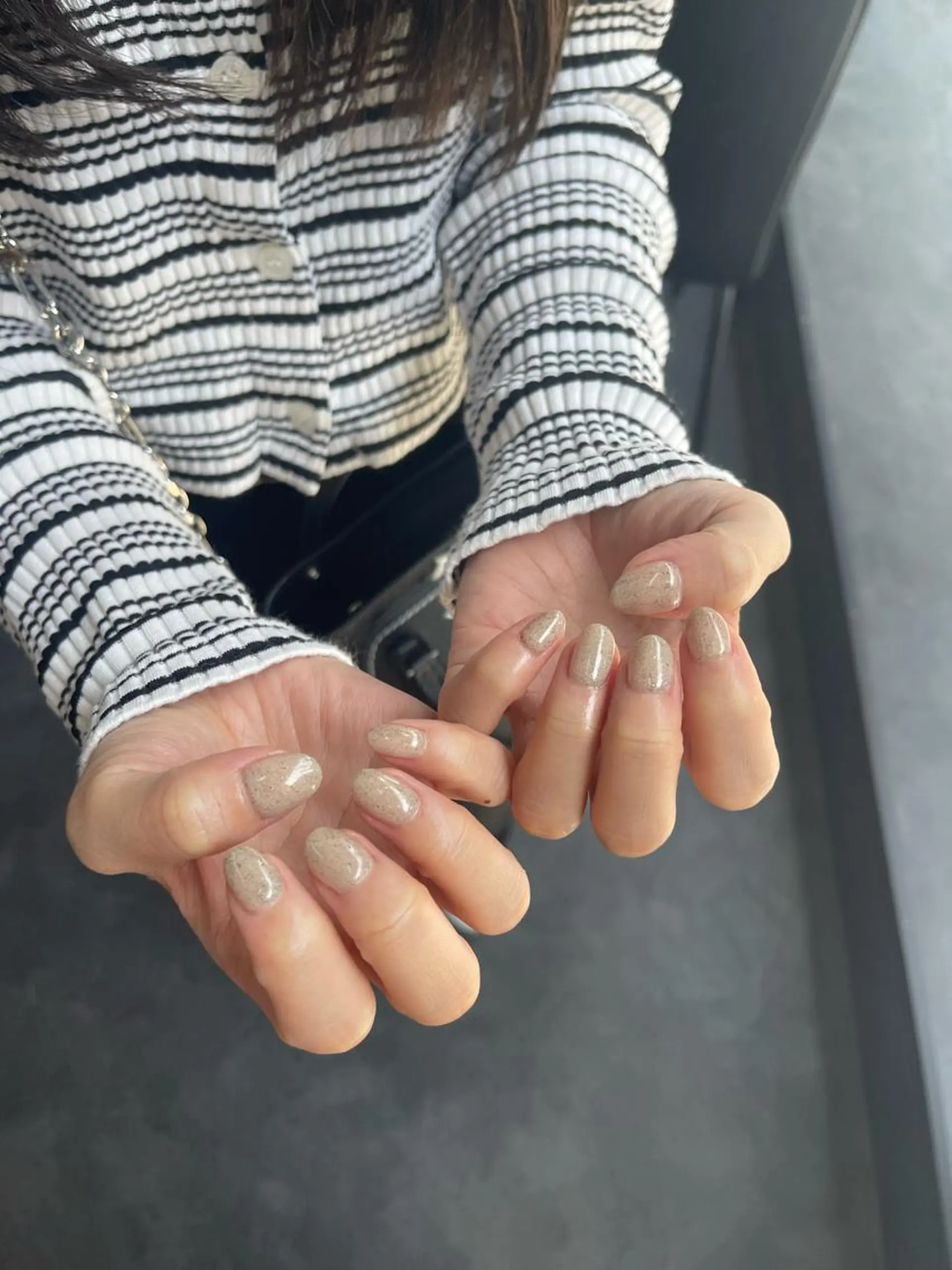 ネイル ワンカラーネイル GRANDE大須 Cecil💜のネイルデザイン