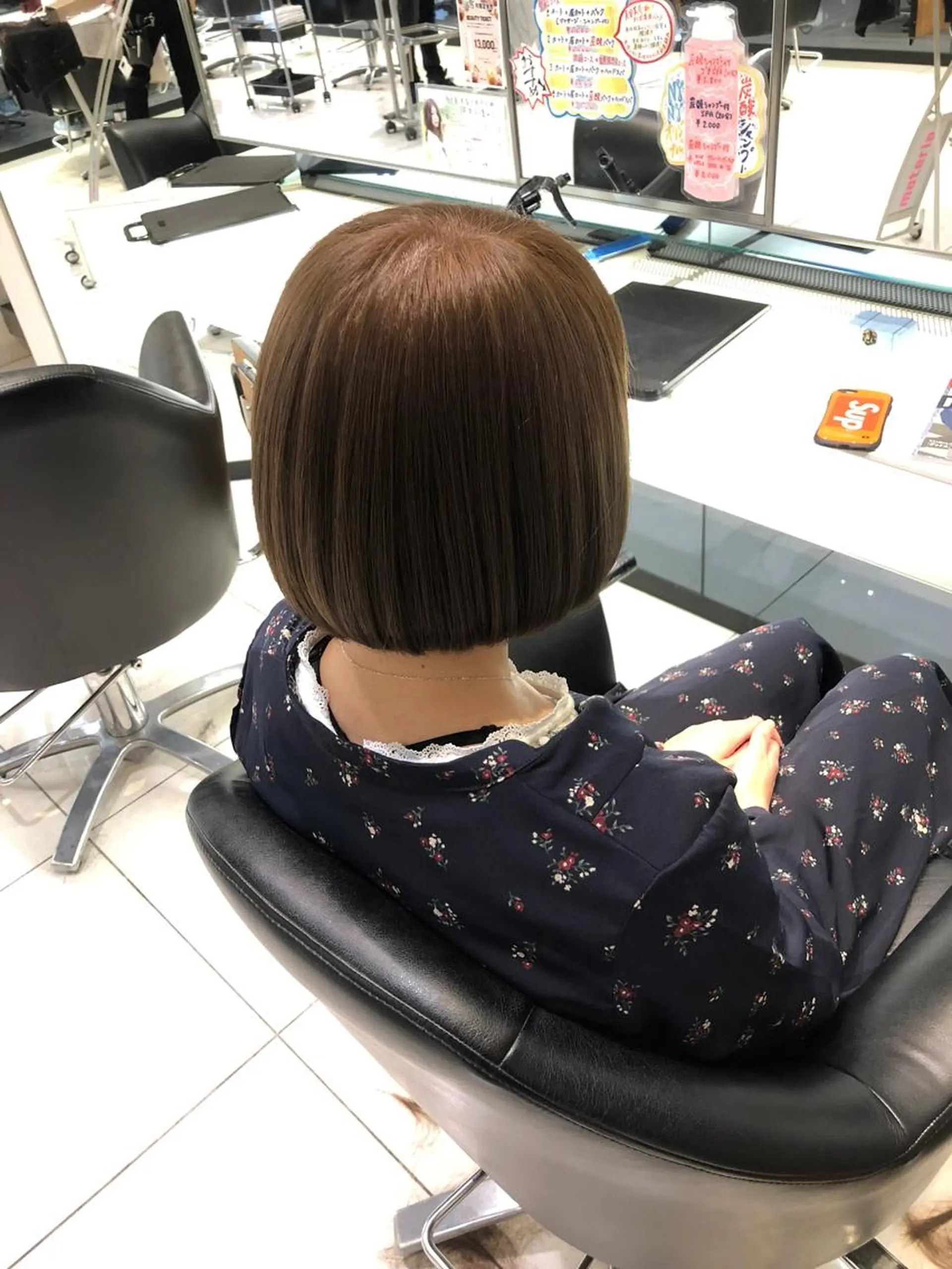 ショート カラー ボブ ✨髪質改善✨ 田西　基彦のヘアスタイル