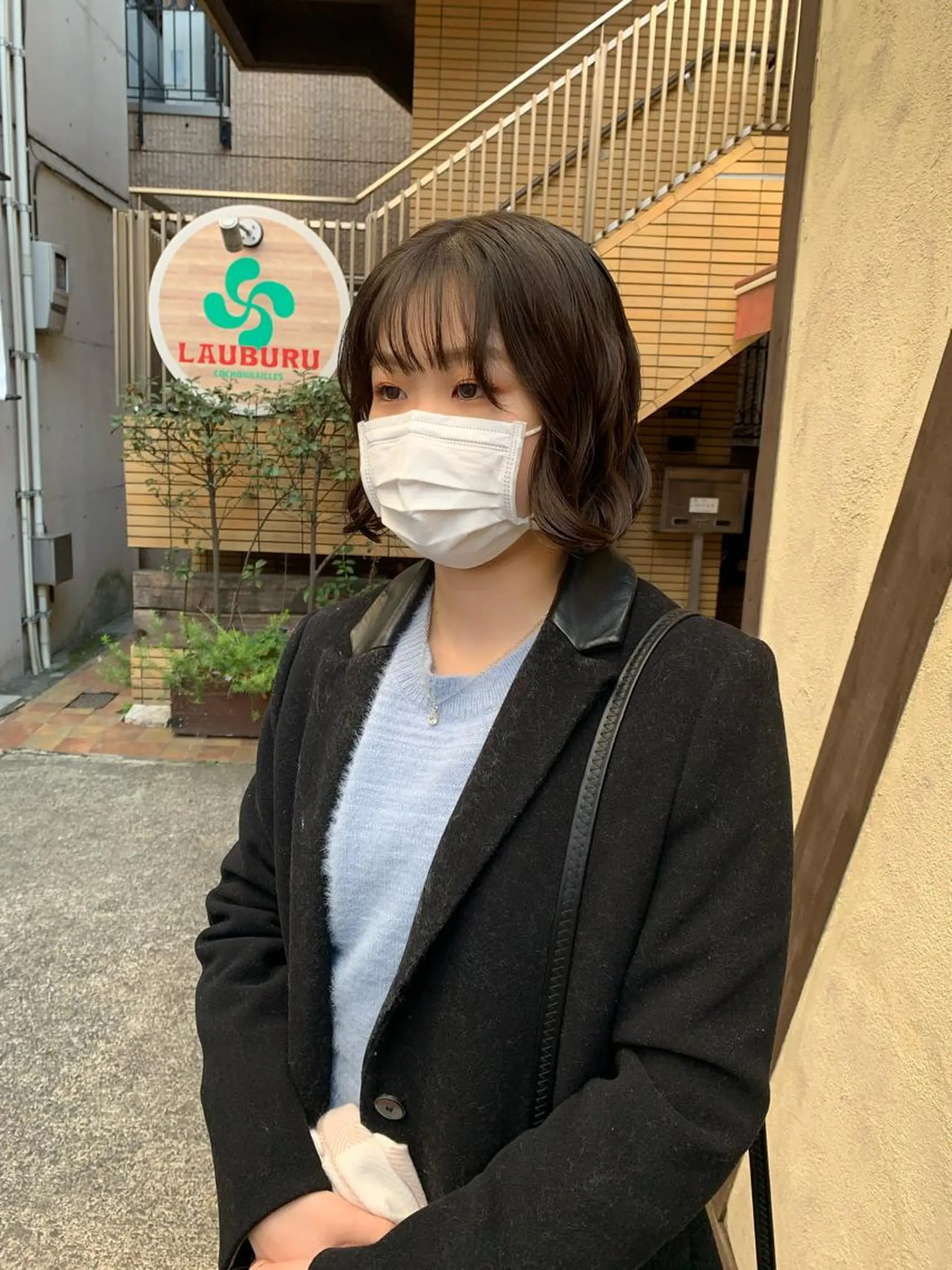 パーマ ボブパーマコテ巻き風 パーマNo1深江秀平のヘアスタイル