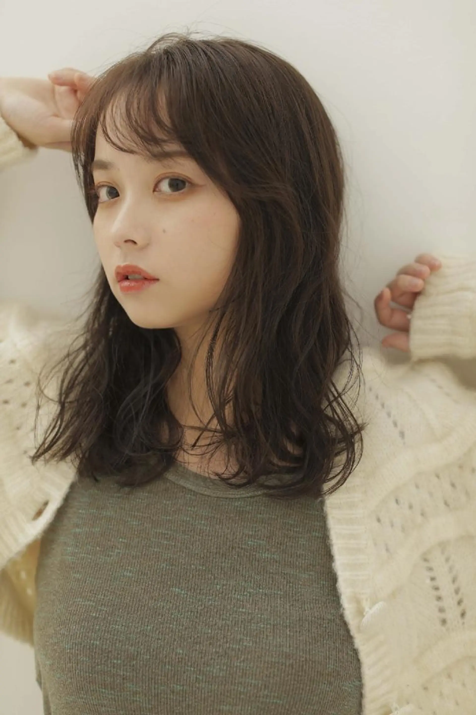 セミロング カット ヘアカラー トリートメント しもかわ かほのヘアスタイル