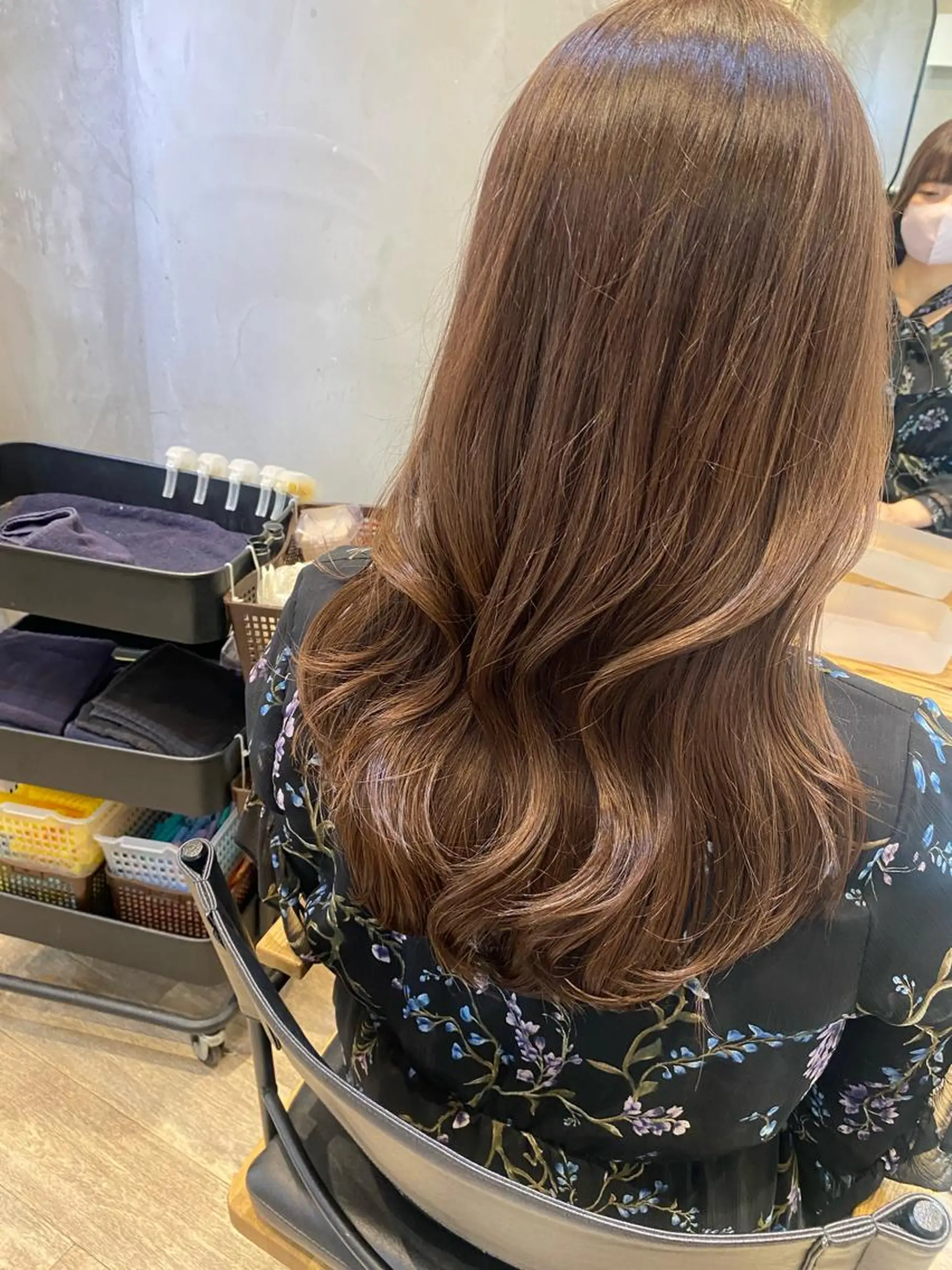 セミロング カット ヘアカラー トリートメント 顔周りcut・ご相談 ＝新宿しずく🇰🇷のヘアスタイル