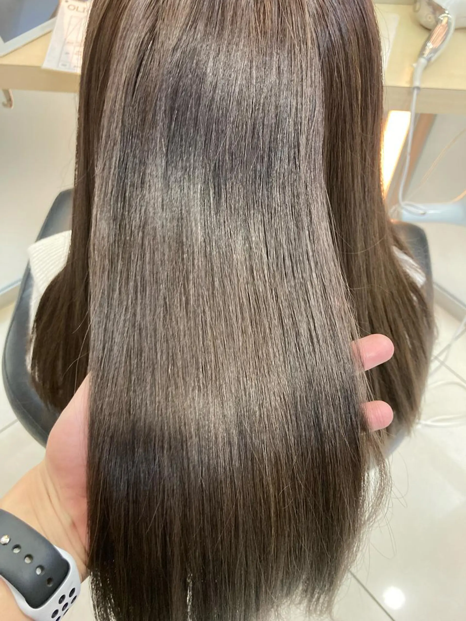 ロング 永井 大希のヘアスタイル