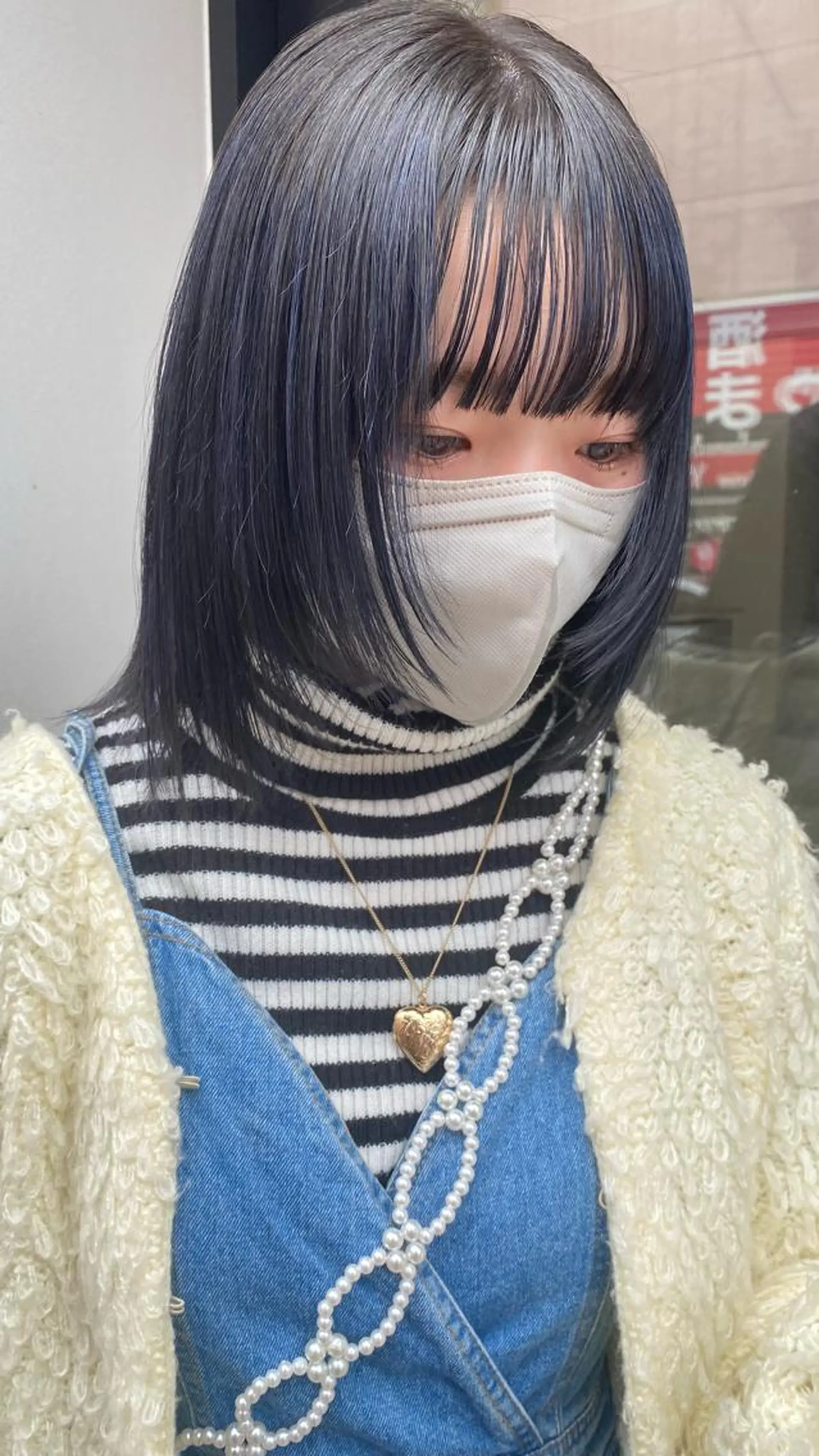 ミディアム カラー RURI韓国ボブ 🇰🇷タッセルボブのヘアスタイル