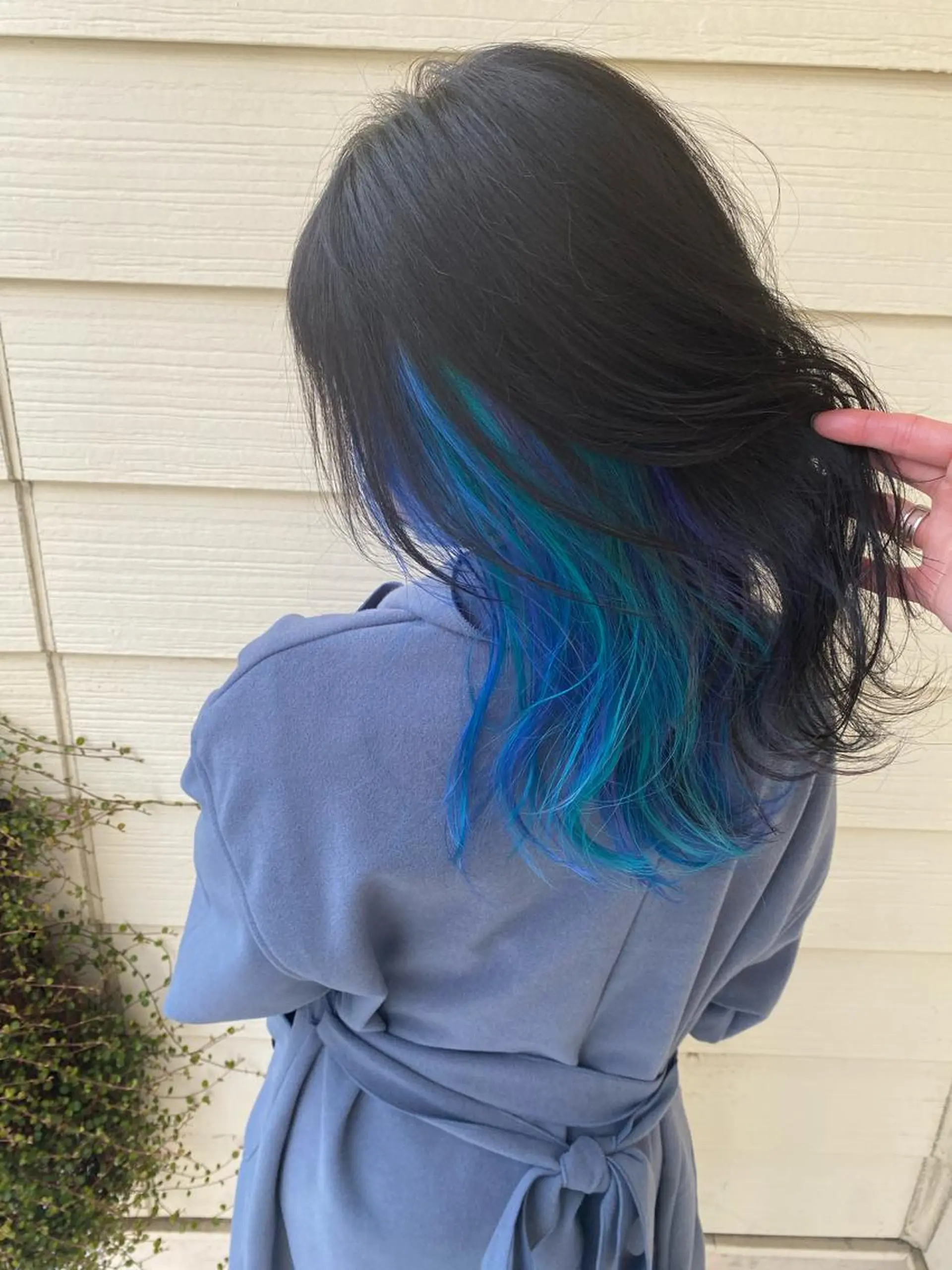 セミロング ヘアカラー y.s.h所属・ハイトーンカラー🌈 メンズパーマ鈴木康平のヘアスタイル