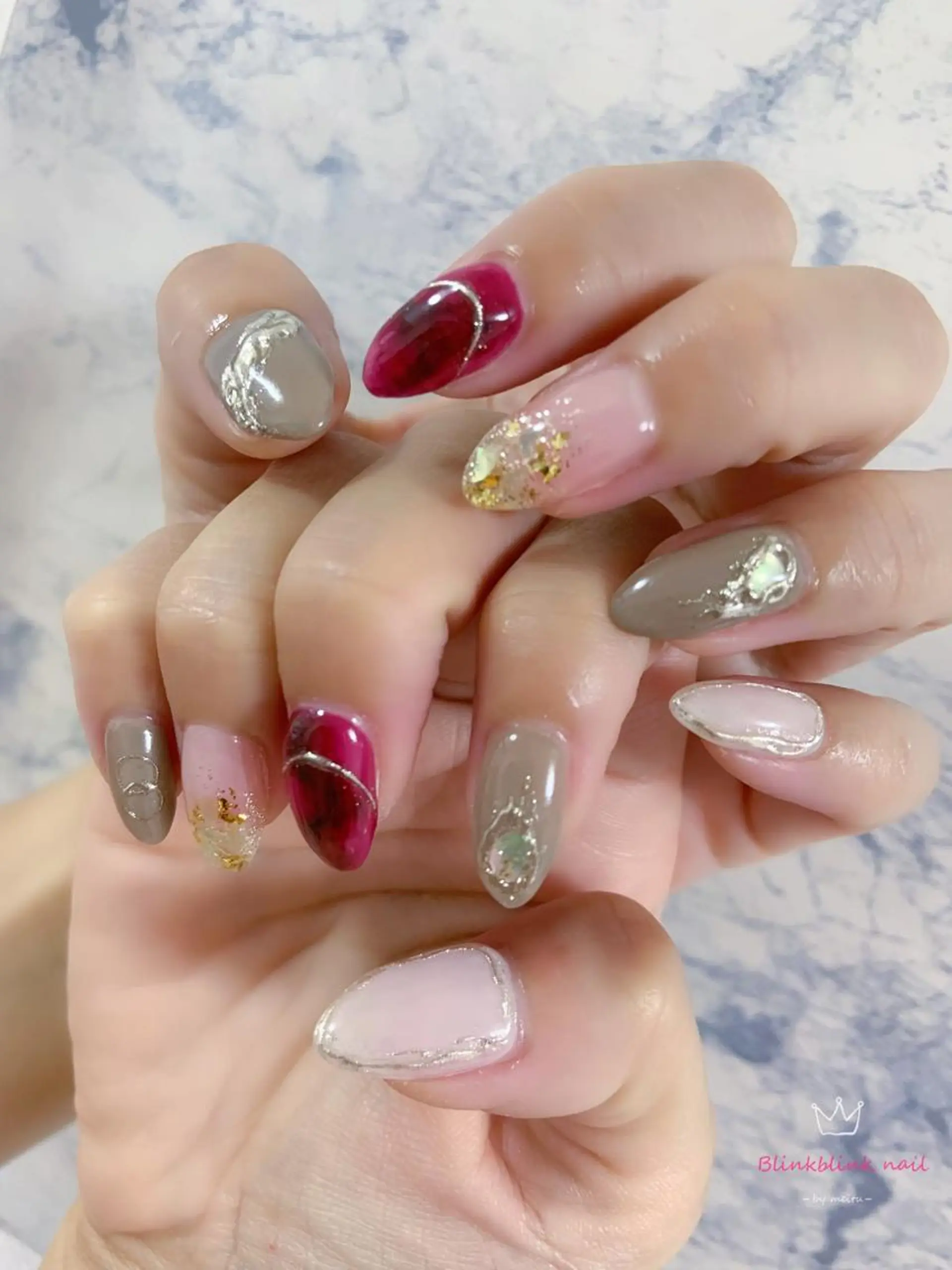 セミロング ネイル Style Nailのネイルデザイン