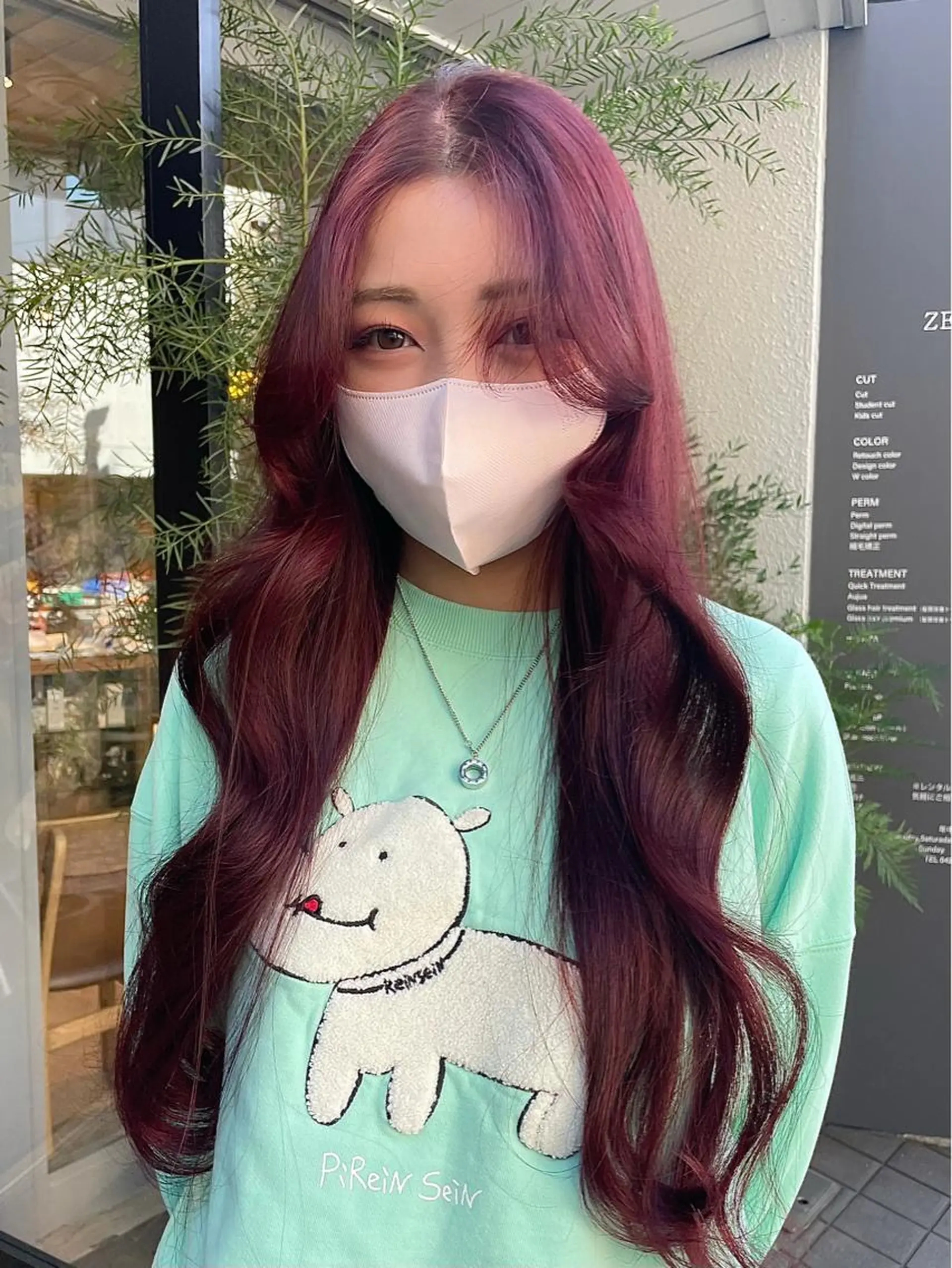 カラー カット ヘアカラー 🎀ボブ＋ハイトーン シュカ👶🏻のヘアスタイル