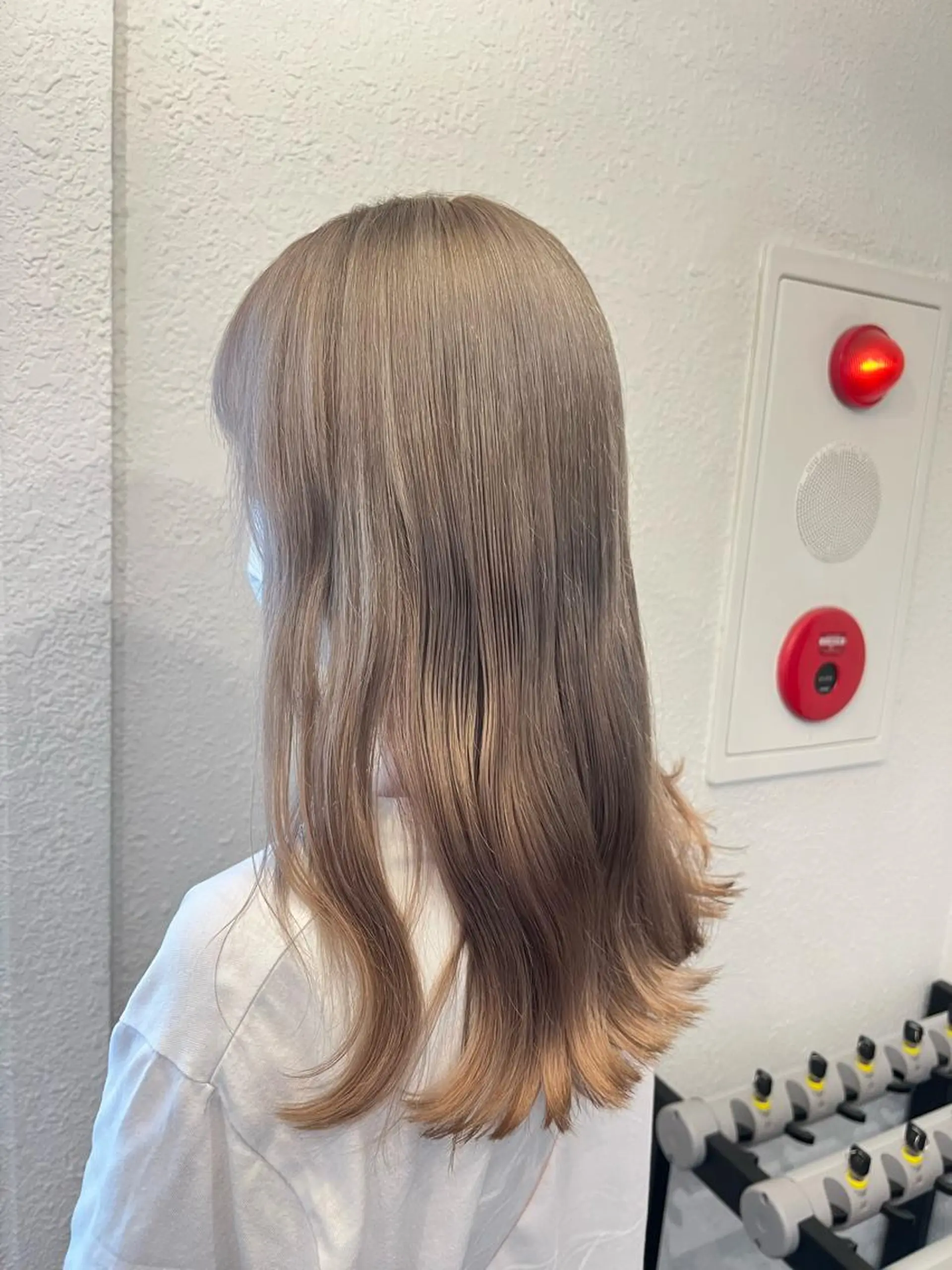 ロング カット ヘアカラー トリートメント 名駅/艶韓国風ヘア miyabiのヘアスタイル