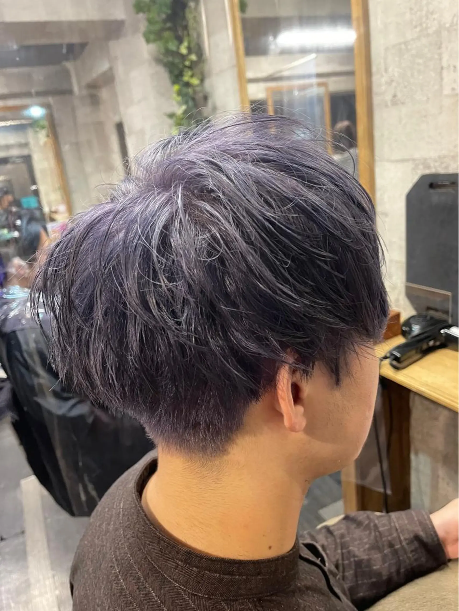 ショート カラー メンズ パーマ美容師 /小泉賢徒のヘアスタイル