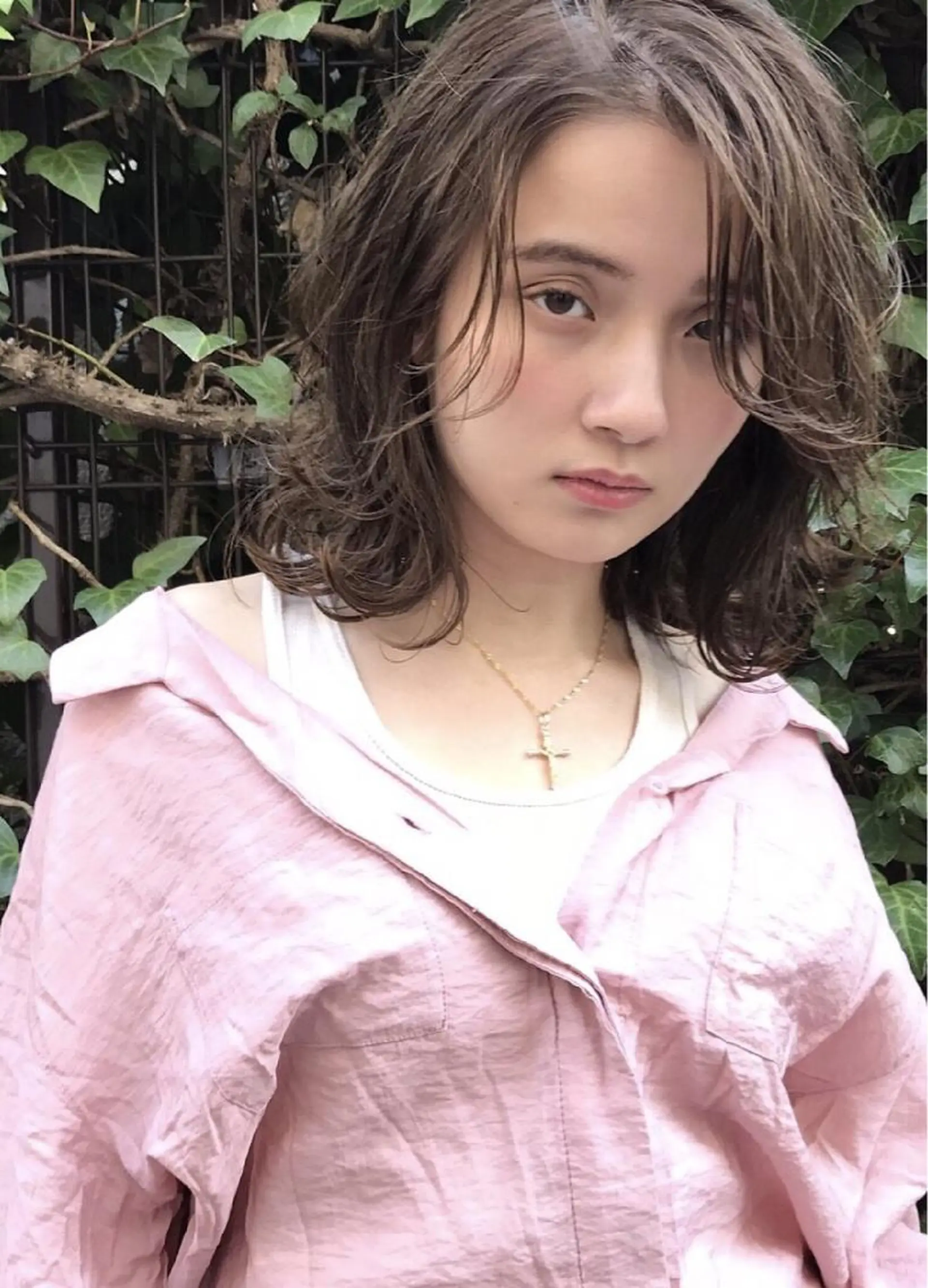 セミロング カラー カット ヘアカラー トリートメント mood tatemachiのヘアスタイル