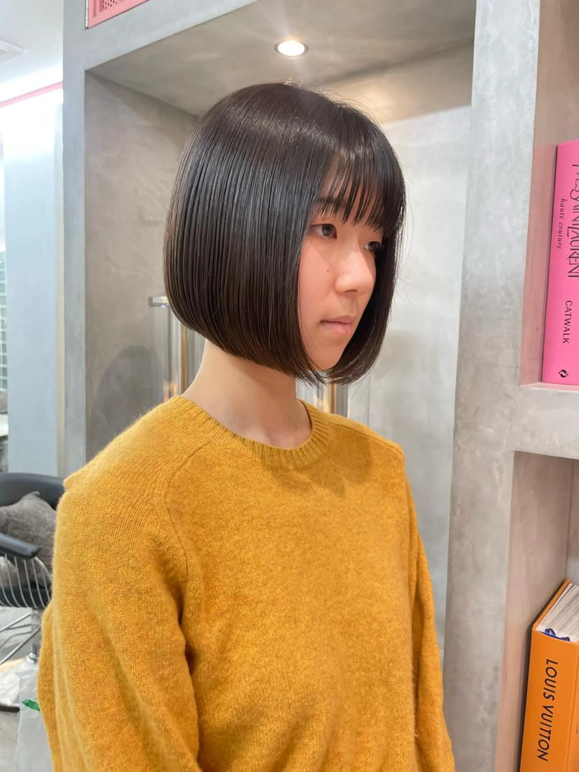 ショート Misaki /ボブ/縮毛矯正のヘアスタイル