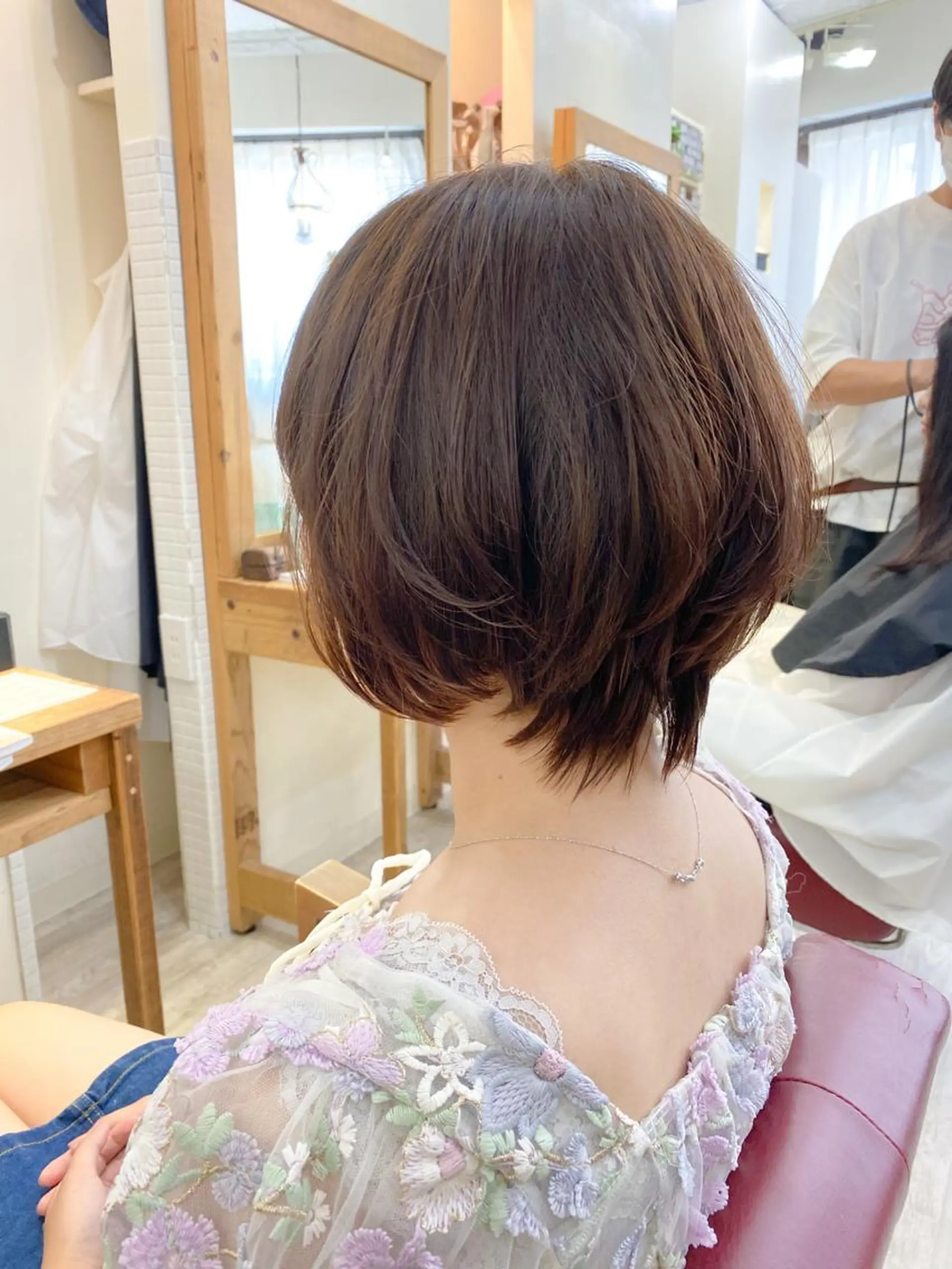 ショート カラー ウルフカット 森下 友　Dio...池袋のヘアスタイル
