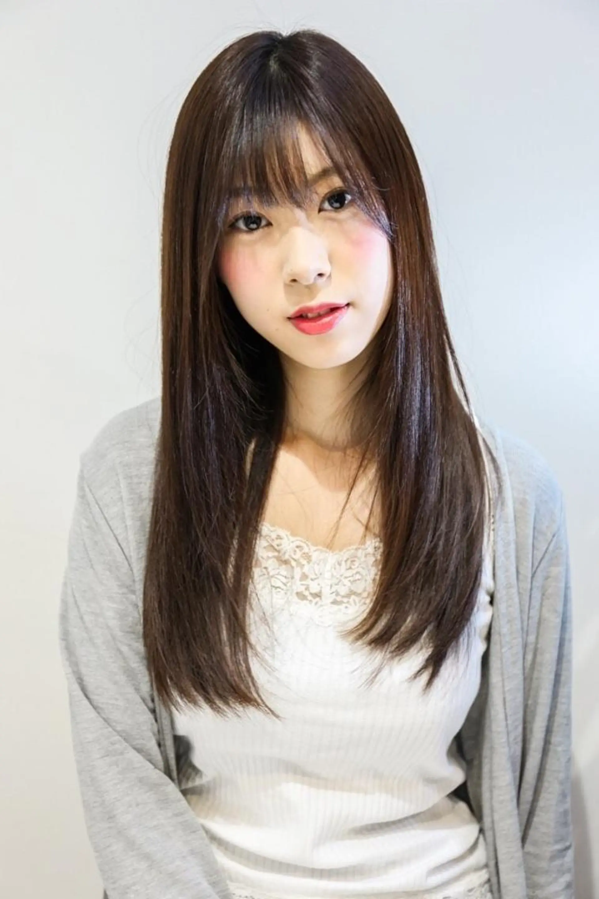 ロング カット ヘアカラー ブリーチ/ヘアケア/ 艶髪/イギチハルのヘアスタイル