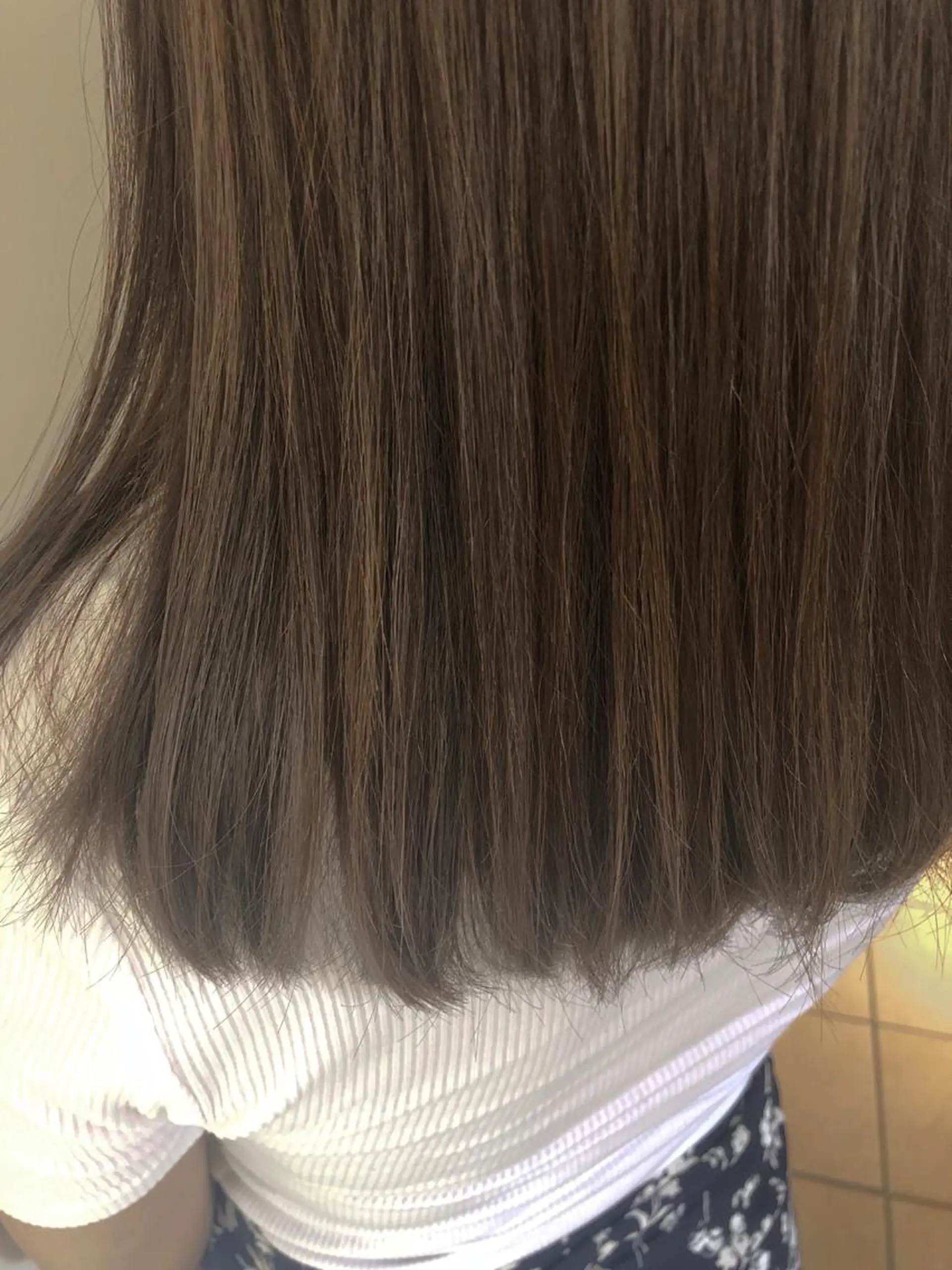 セミロング カラー 韓国hair ·͜· watanabeのヘアスタイル