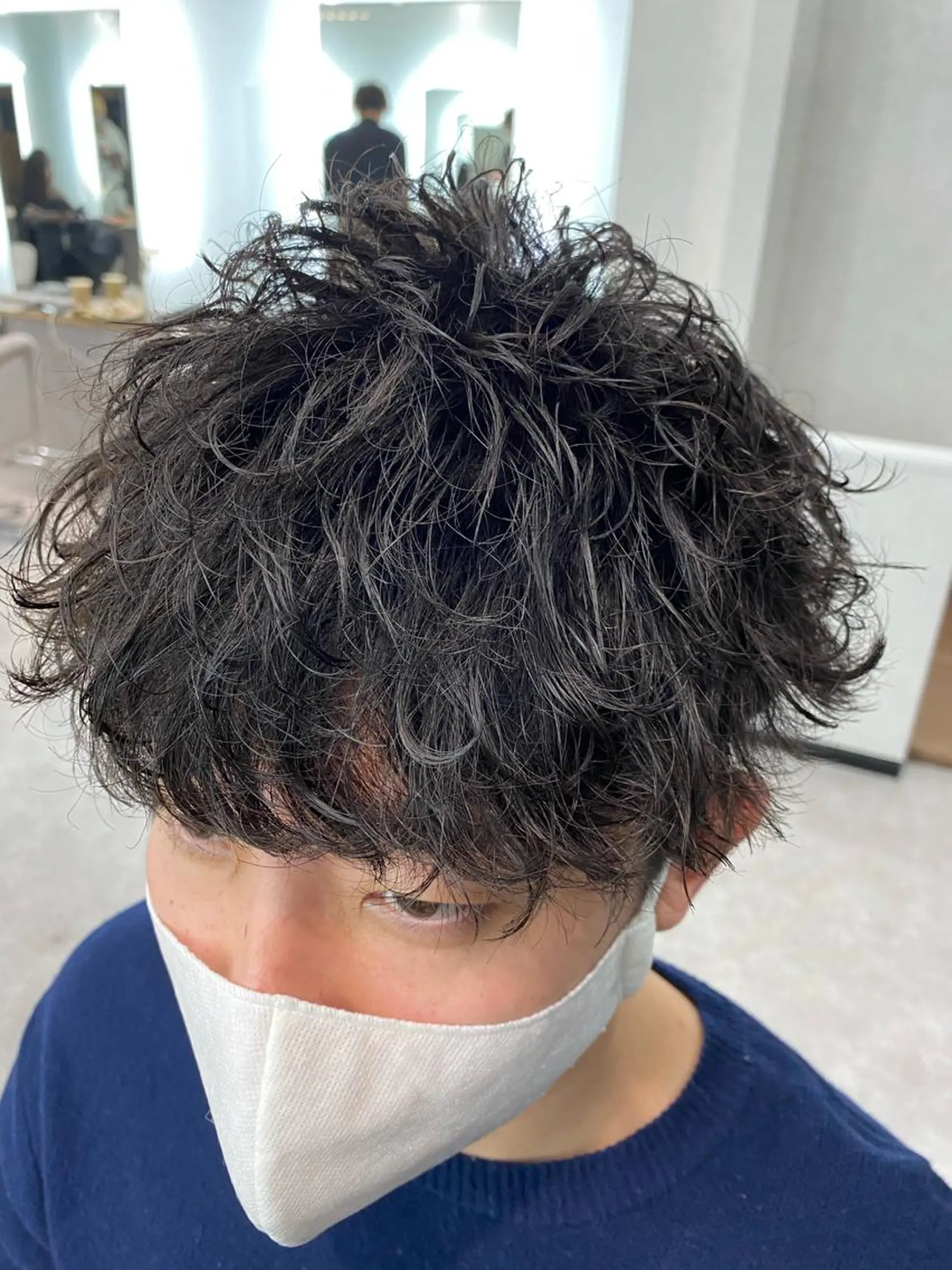 パーマ メンズ Lond strada 心斎橋所属・🍀小川大輔🍀 ボブ/ブリーチ🥇のヘアスタイル