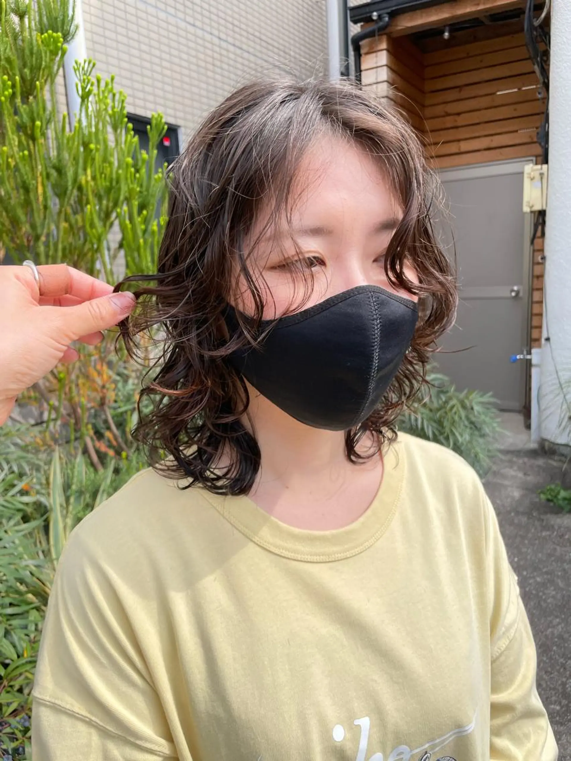 ミディアム パーマ ミディアムパーマ 五十嵐 雄毅のヘアスタイル