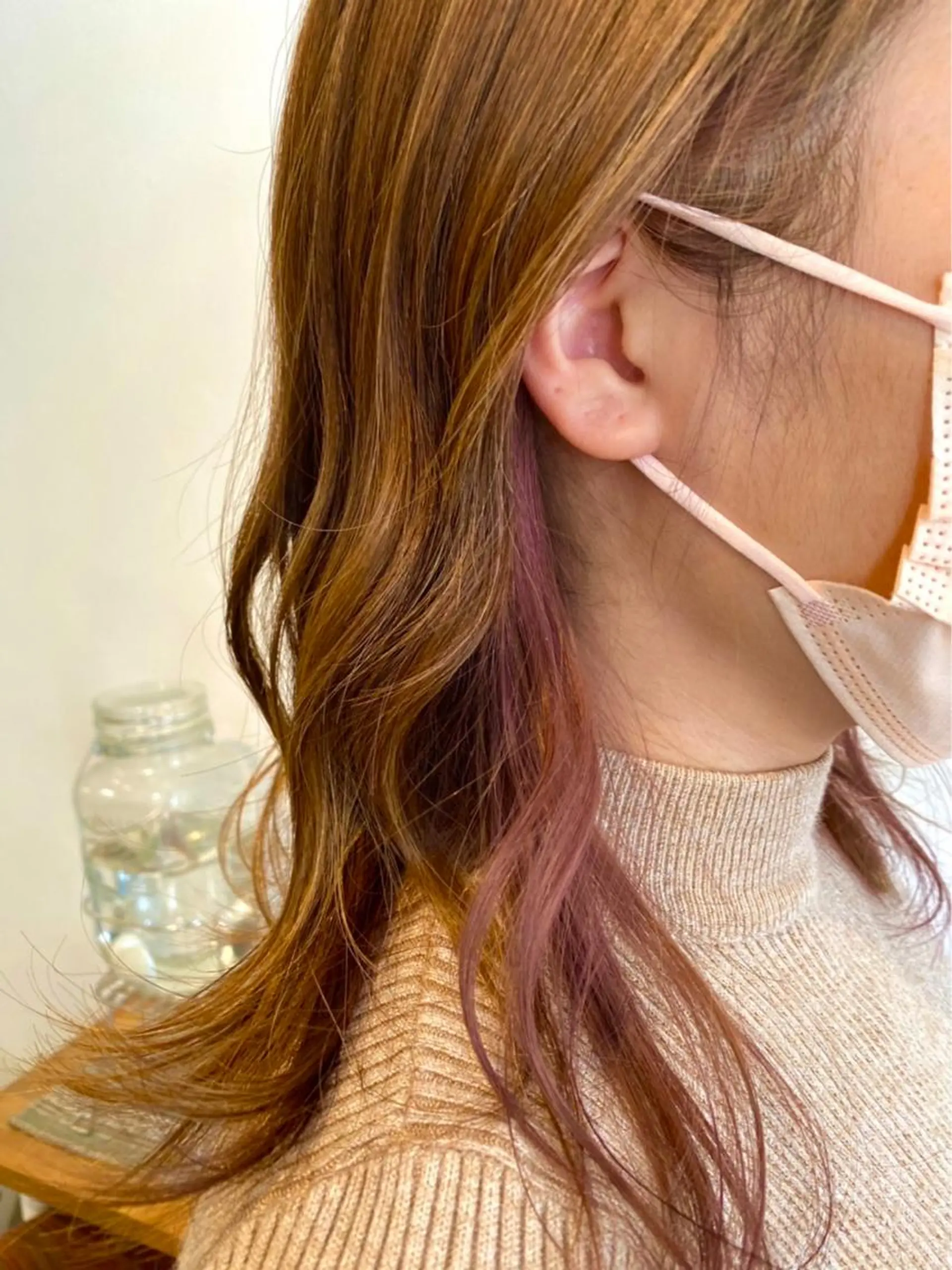 ミディアム カラー chill out 南塚口本店のヘアスタイル