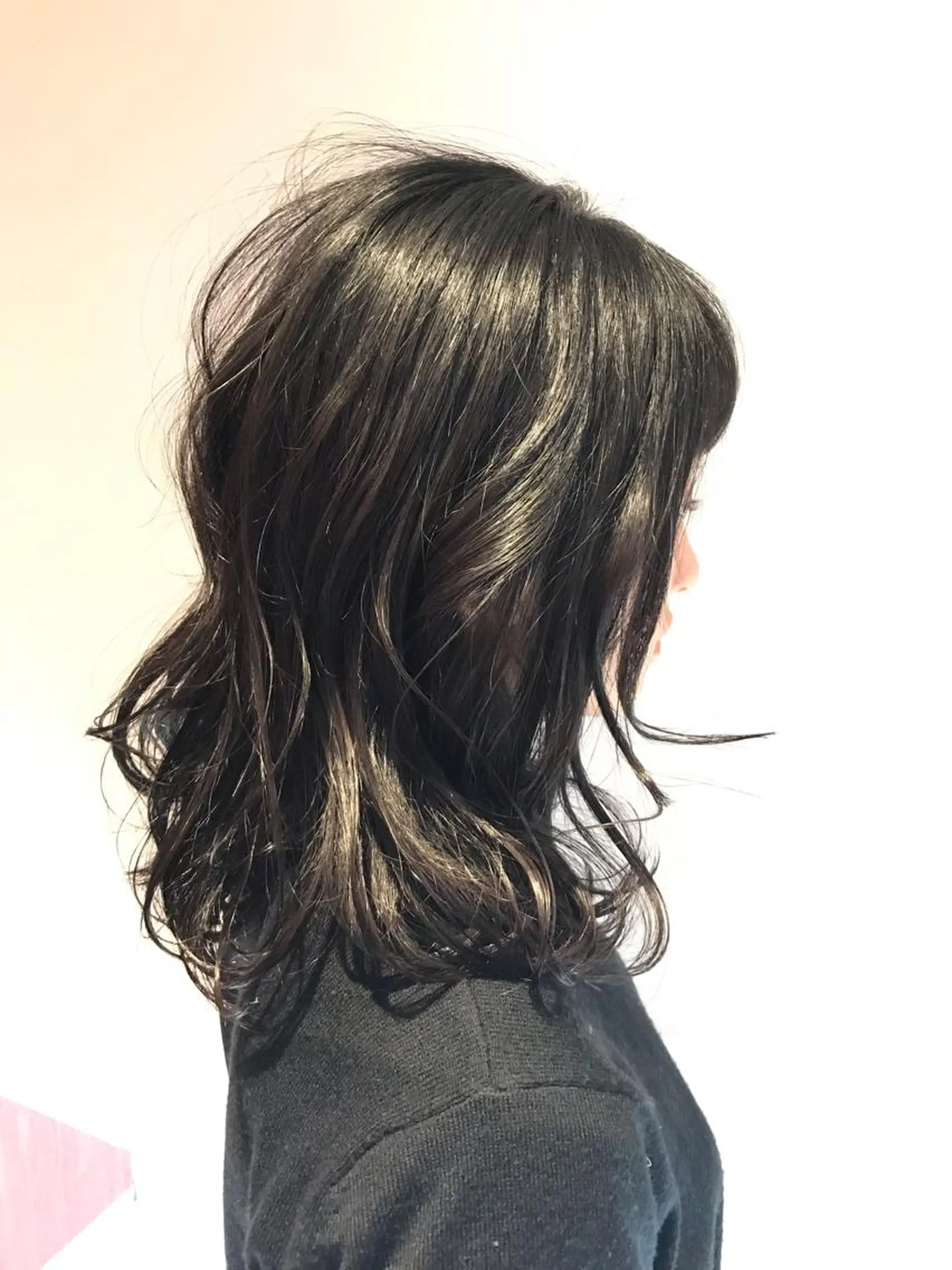 セミロング BIANCO北堀江 AKANEのヘアスタイル