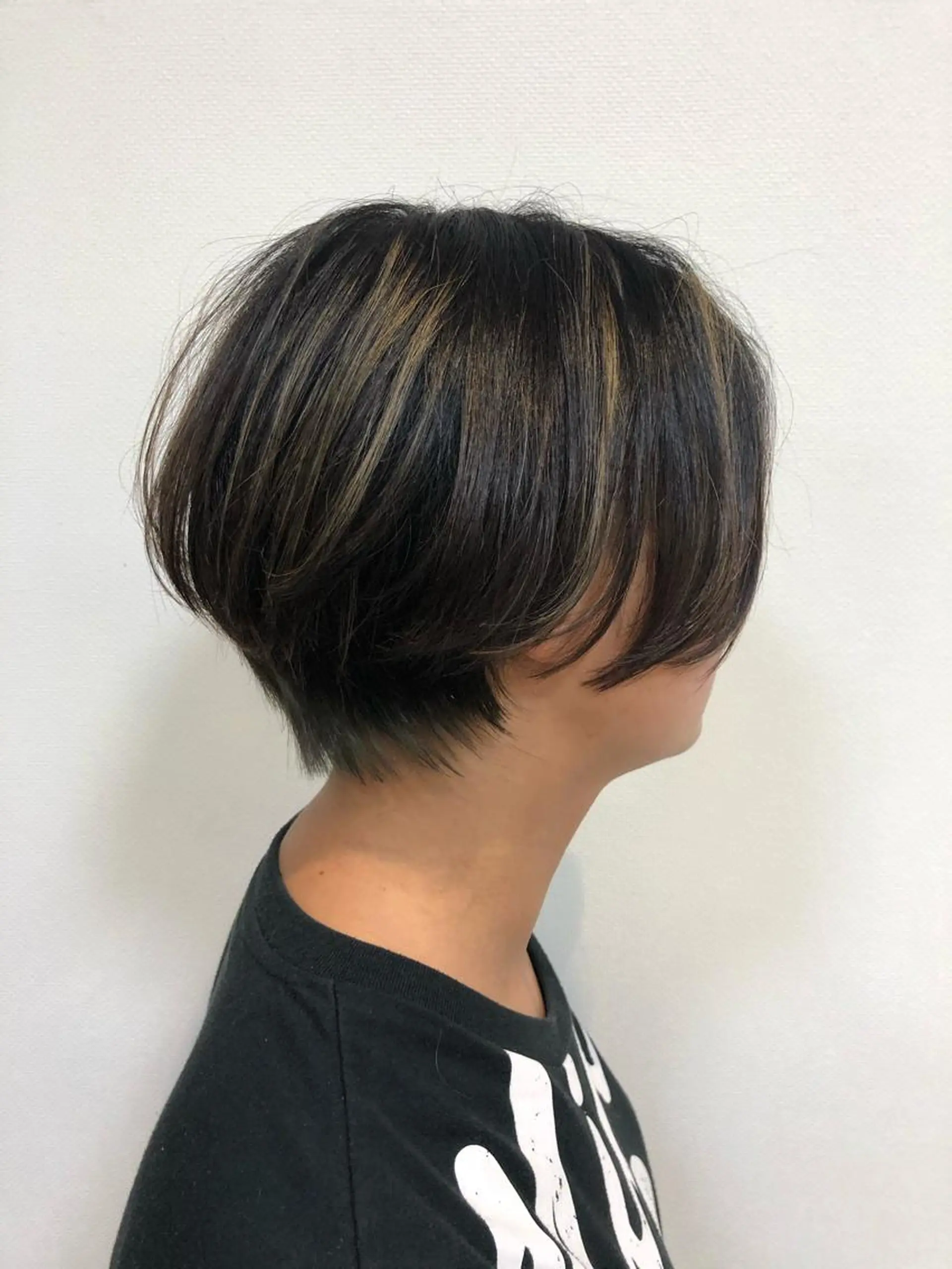 ショート カラー パーマ ヘアアレンジ ❣️倉敷❣️美髪 カラー能登一成のヘアスタイル