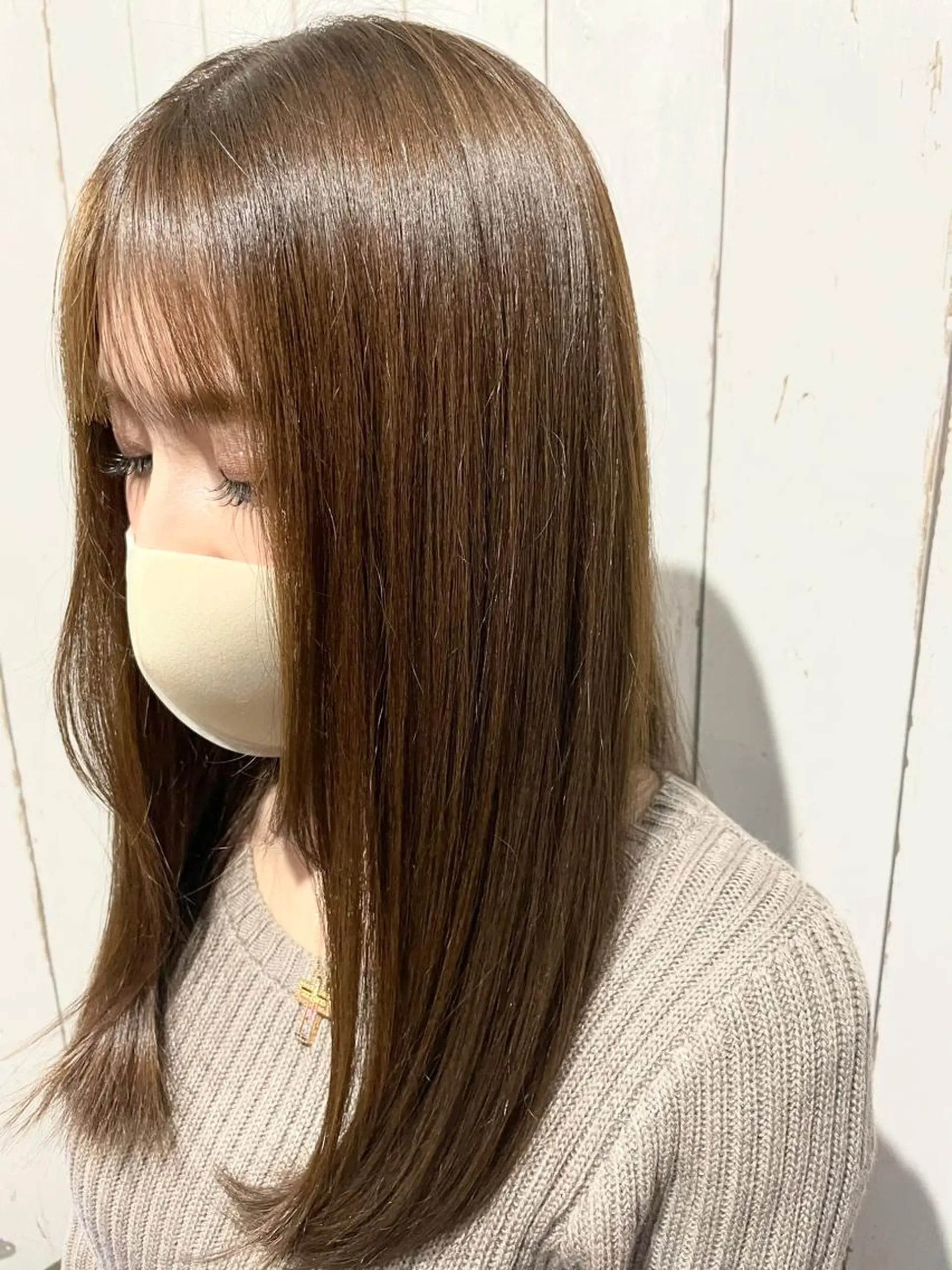 ロング カラー ヘアアレンジ MiU所属・韓国×髪質改善×美髪 縮毛矯正×レイヤーのヘアスタイル