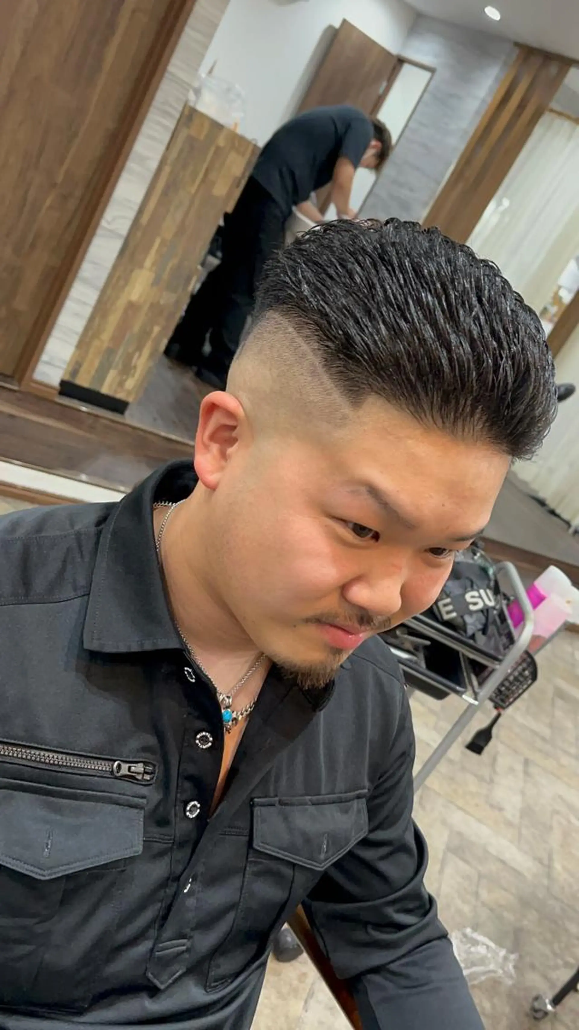 ショート メンズ カット トリートメント ヘアセット Men's salon ANSWER所属・メンズサロン ANSWERのヘアスタイル