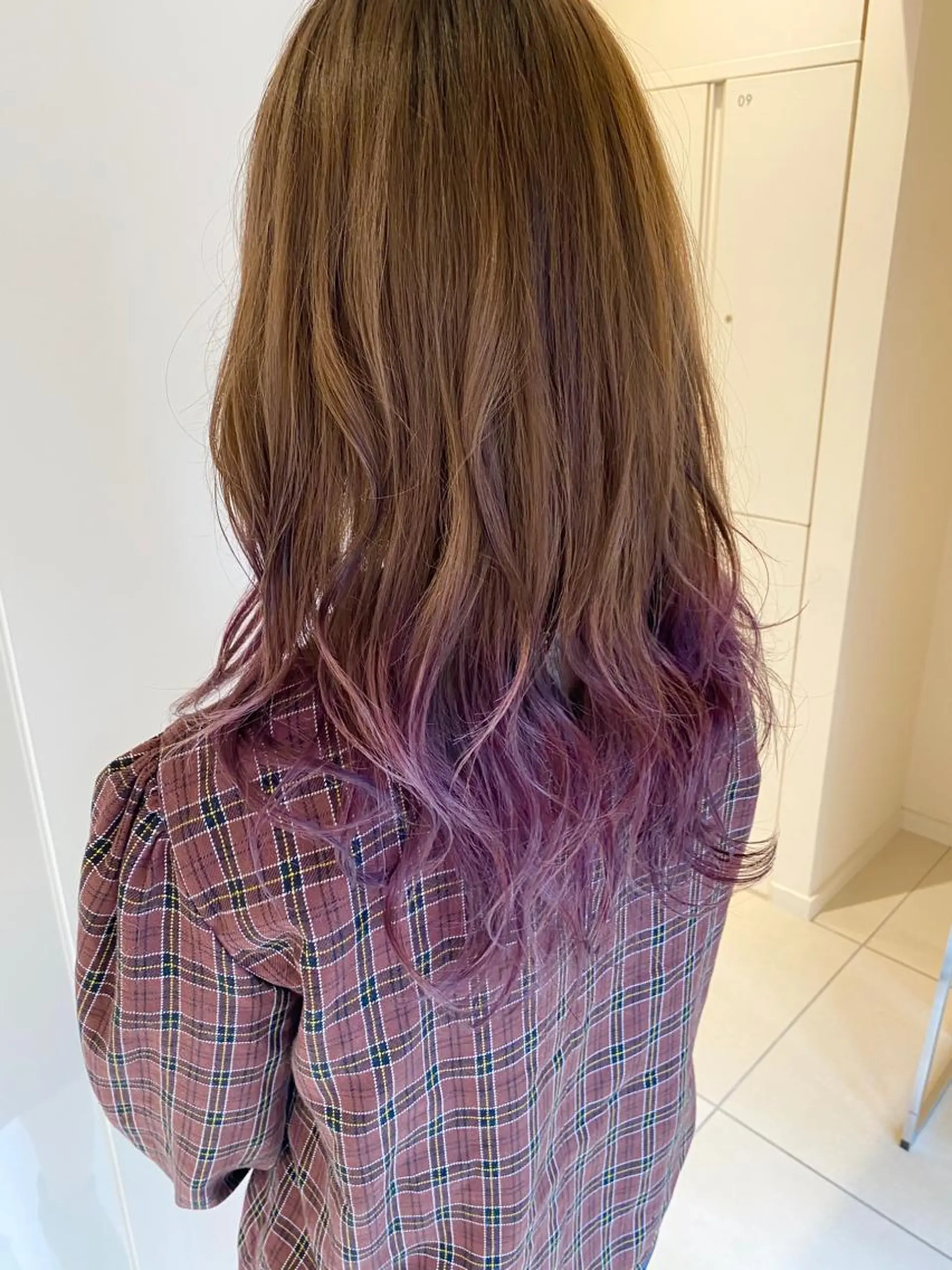 ロング カラー パーマ ヘアアレンジ マツエク・マツパ 💎耳ツボジュエリー ×銀座美容室💎のヘアスタイル