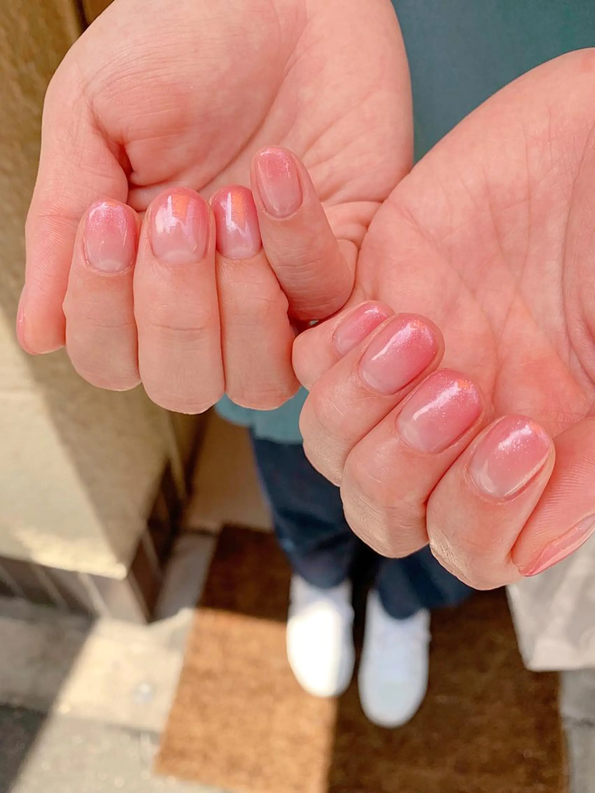 ネイル グラデーション ラメ(グリッター) ラメグラデーション mana ☾のネイルデザイン