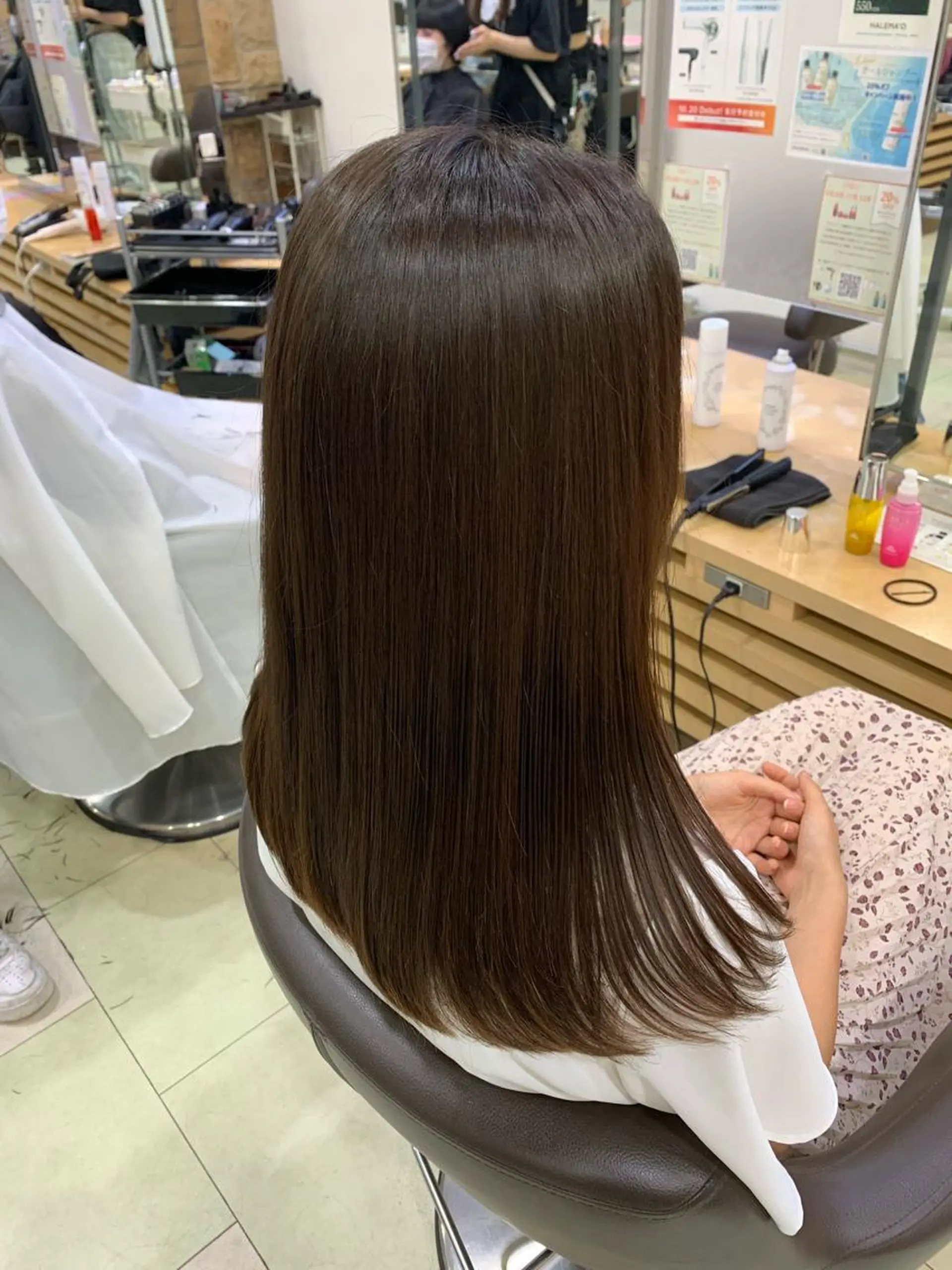 セミロング 韓国風ヘア トリートメント 似合わせレイヤーカ ット　ʚɞ riiのヘアスタイル