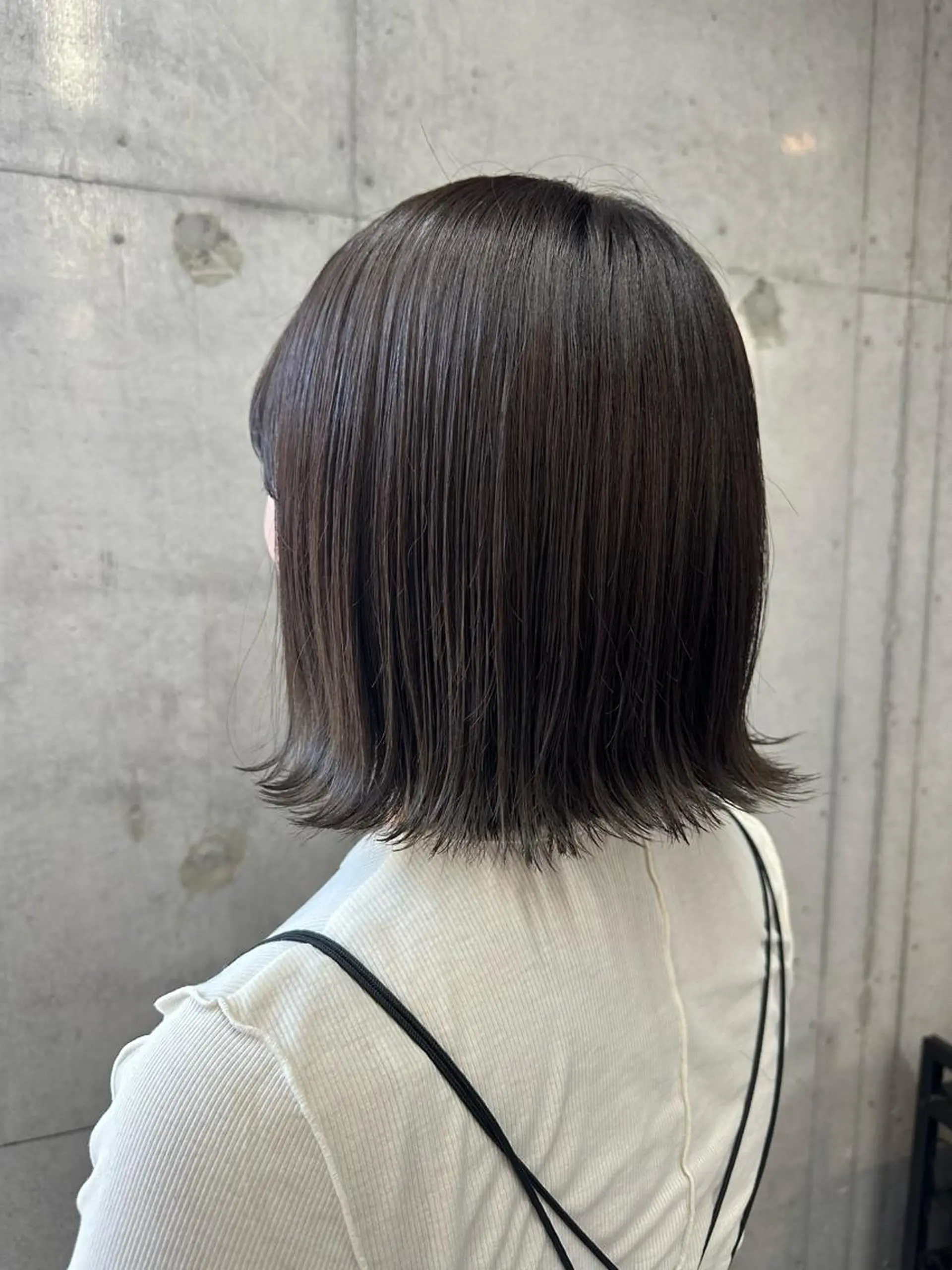 ミディアム カラー カット トリートメント 女性に人気♪ はやしほのかのヘアスタイル